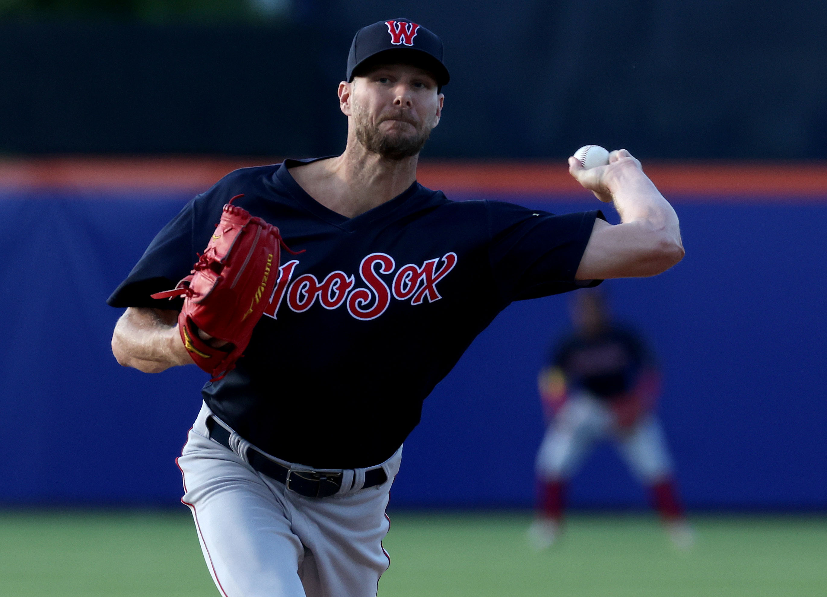 Red Sox pitcher Chris Sale throws five scoreless innings in 2022 debut