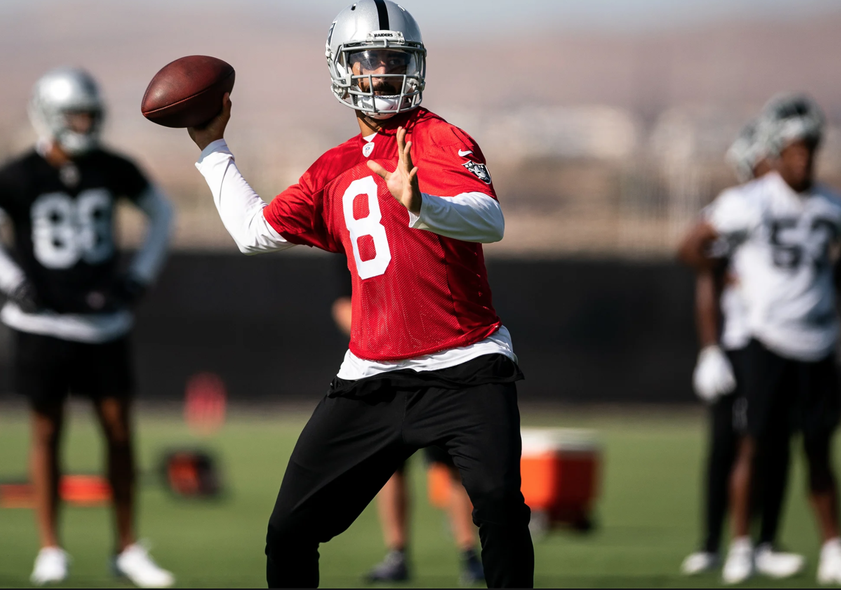 Raiders' Jon Gruden calls backup QB Marcus Mariota 'dazzling