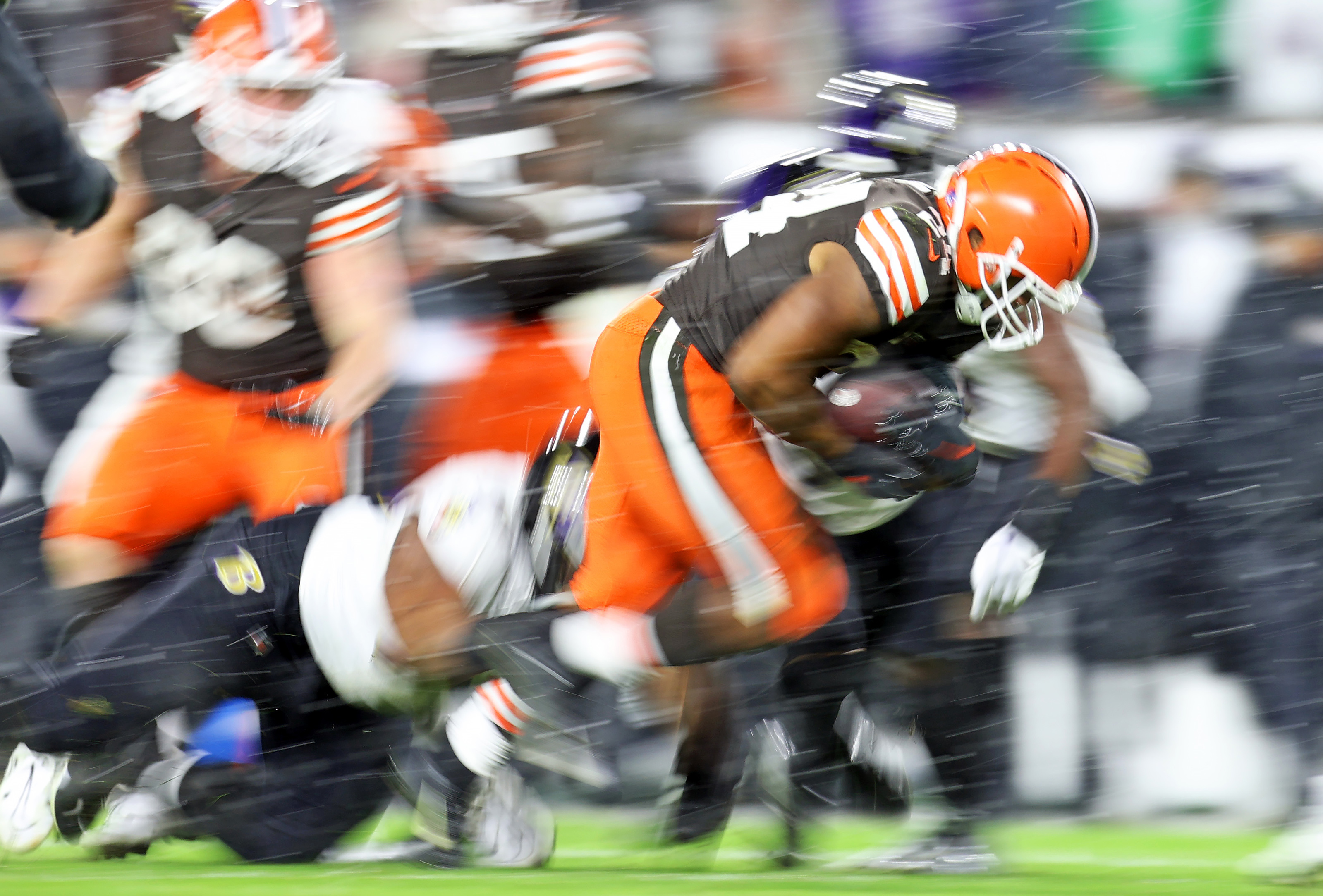 Photo: Baltimore Ravens vs Cleveland Browns in Cleveland - CLE20231010113 