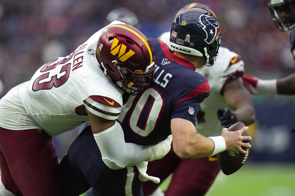 NFL Week 12: Jonathan Allen applies Sabanism to Commanders' QB