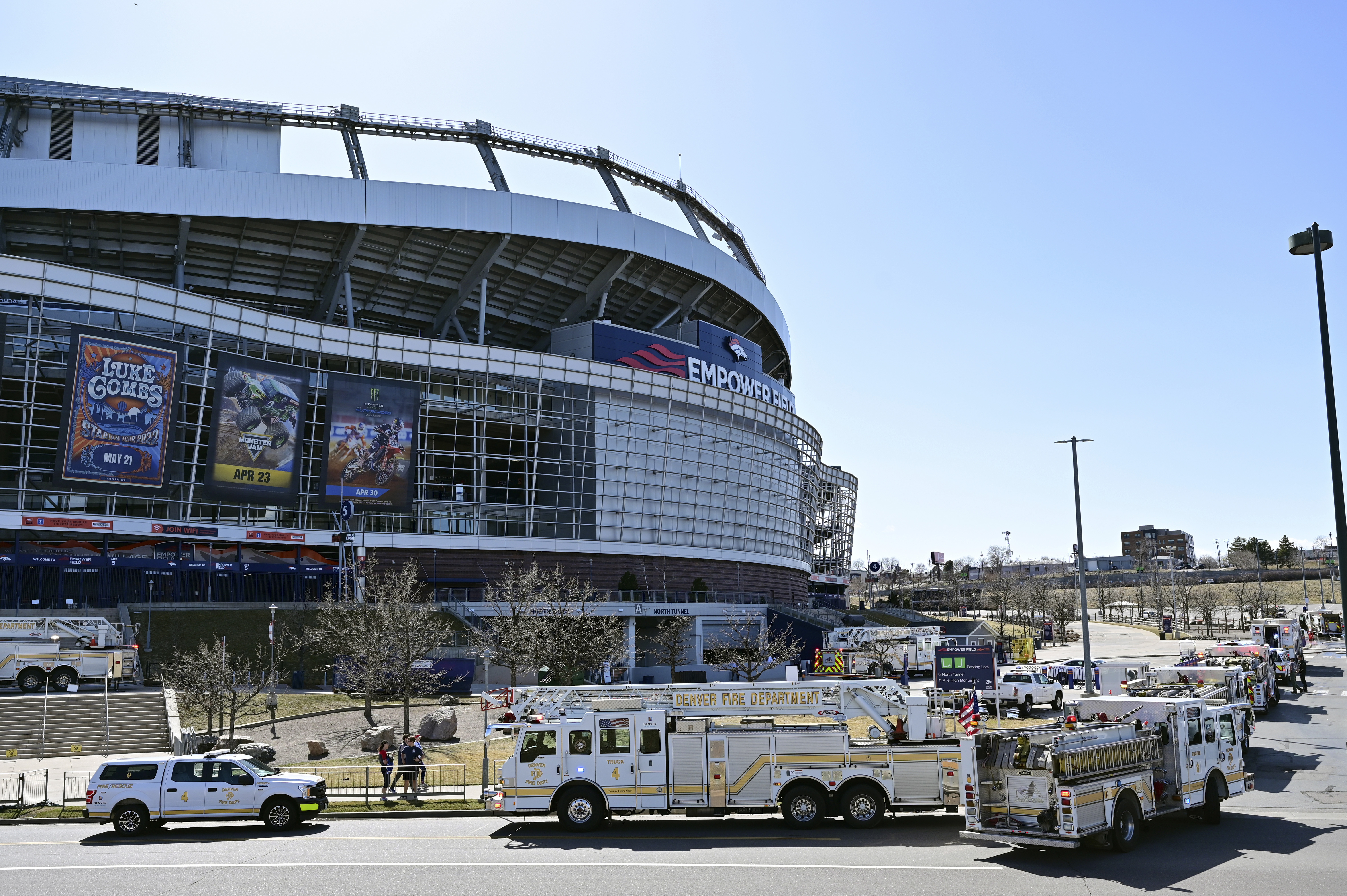 Fire causes damage at Denver Broncos football stadium