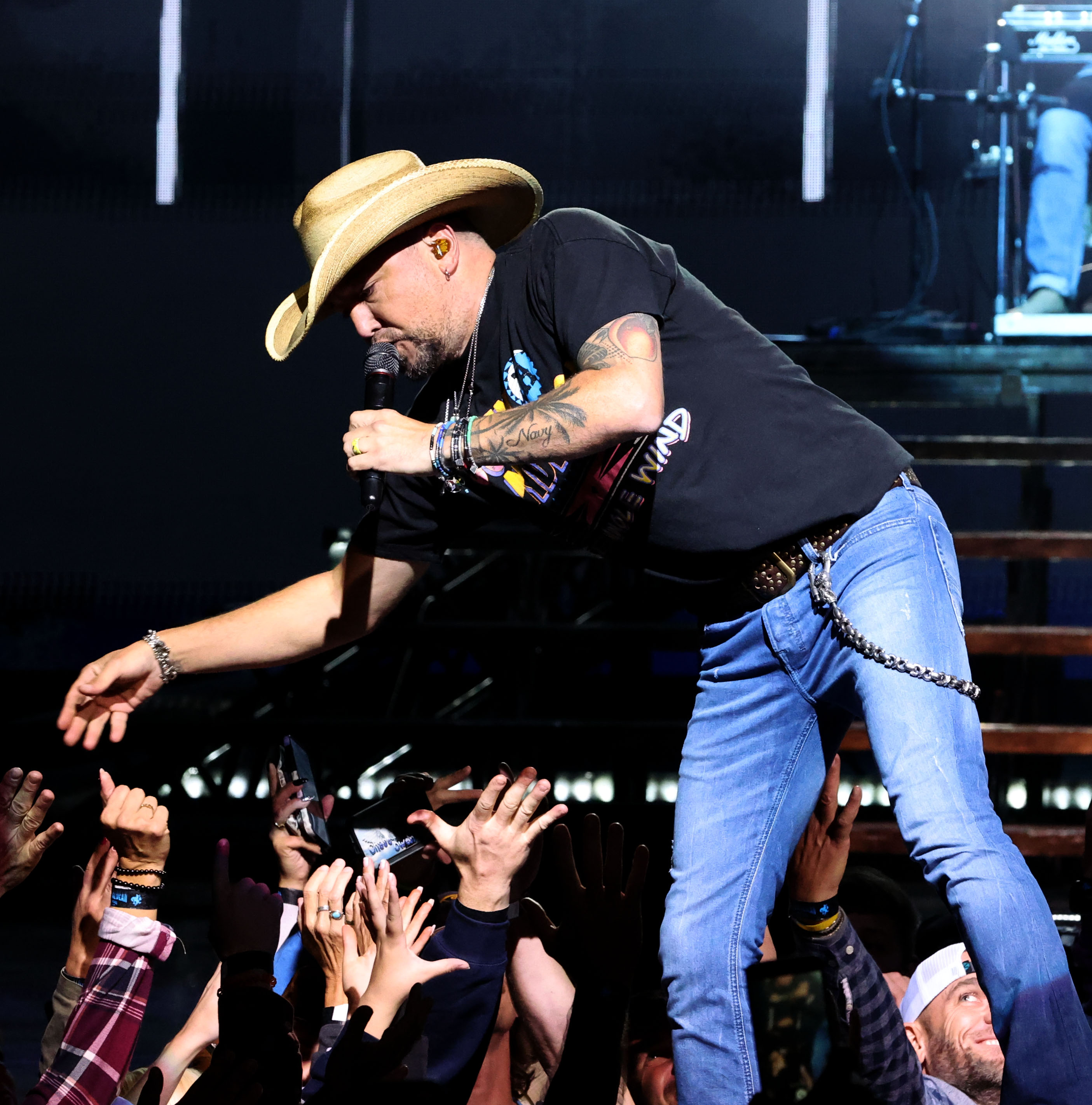 Jason Aldean performs at the St. Joe’s Amp in Syracuse as part of his ...