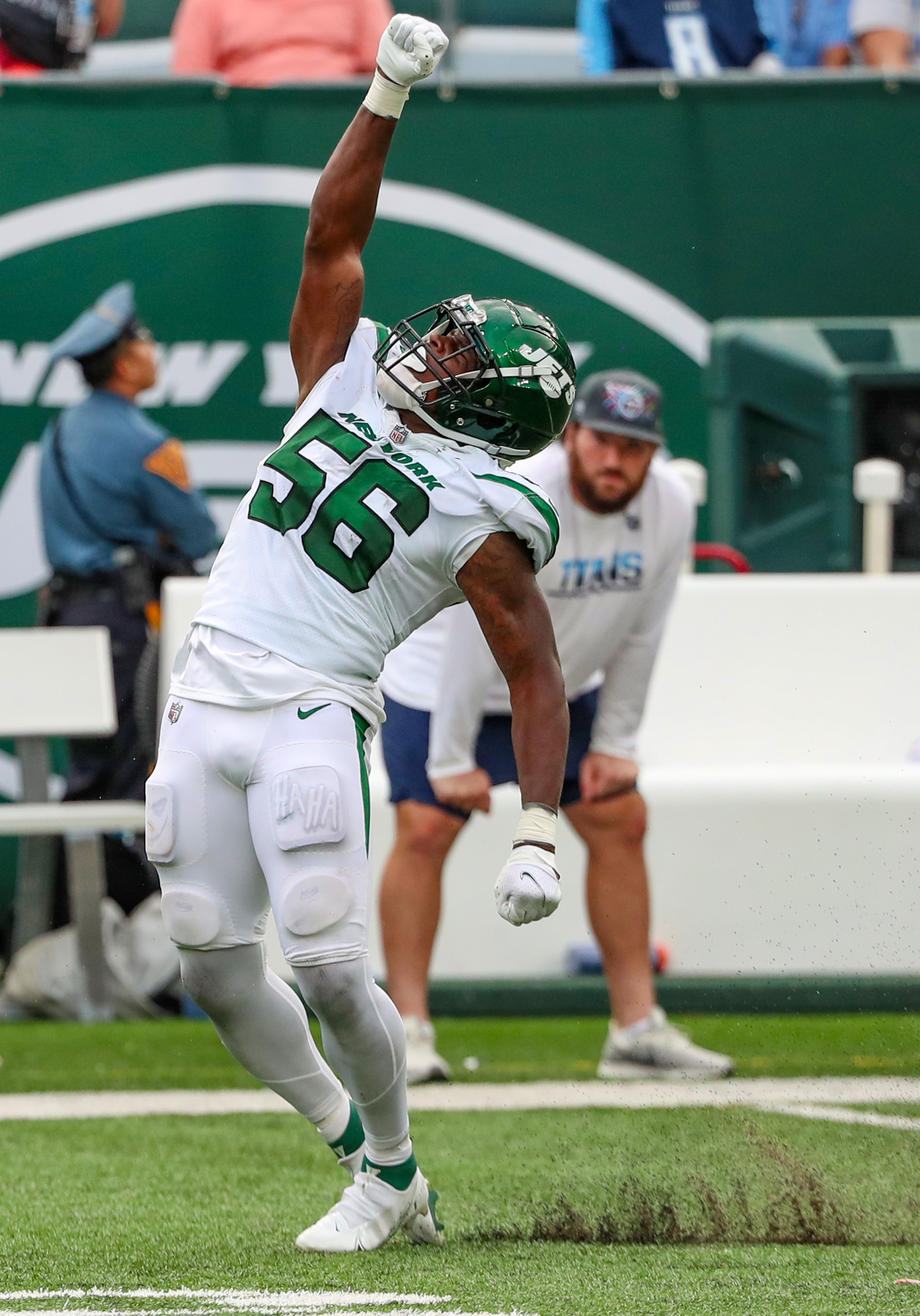 New York Jets wide receiver Keelan Cole (88) in action against the