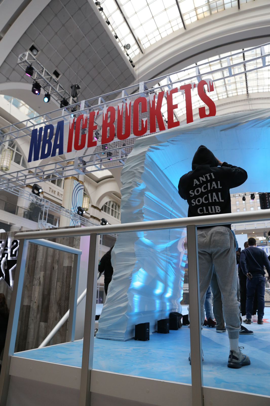 NBA Ice Buckets court now at Tower City ahead of All-Star Game