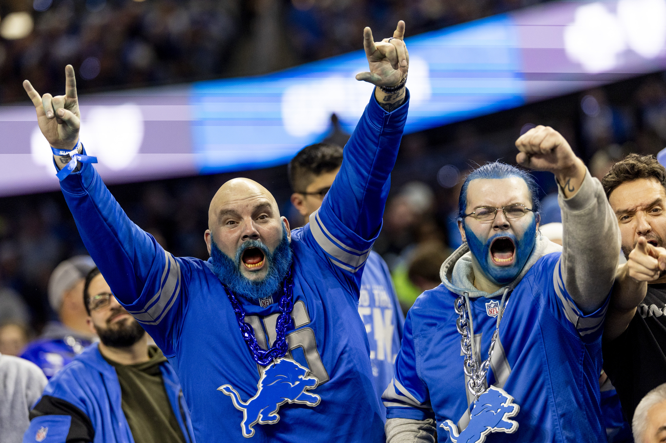 Top 32 Photos From Lions First Playoff Win In Over Three Decades ...