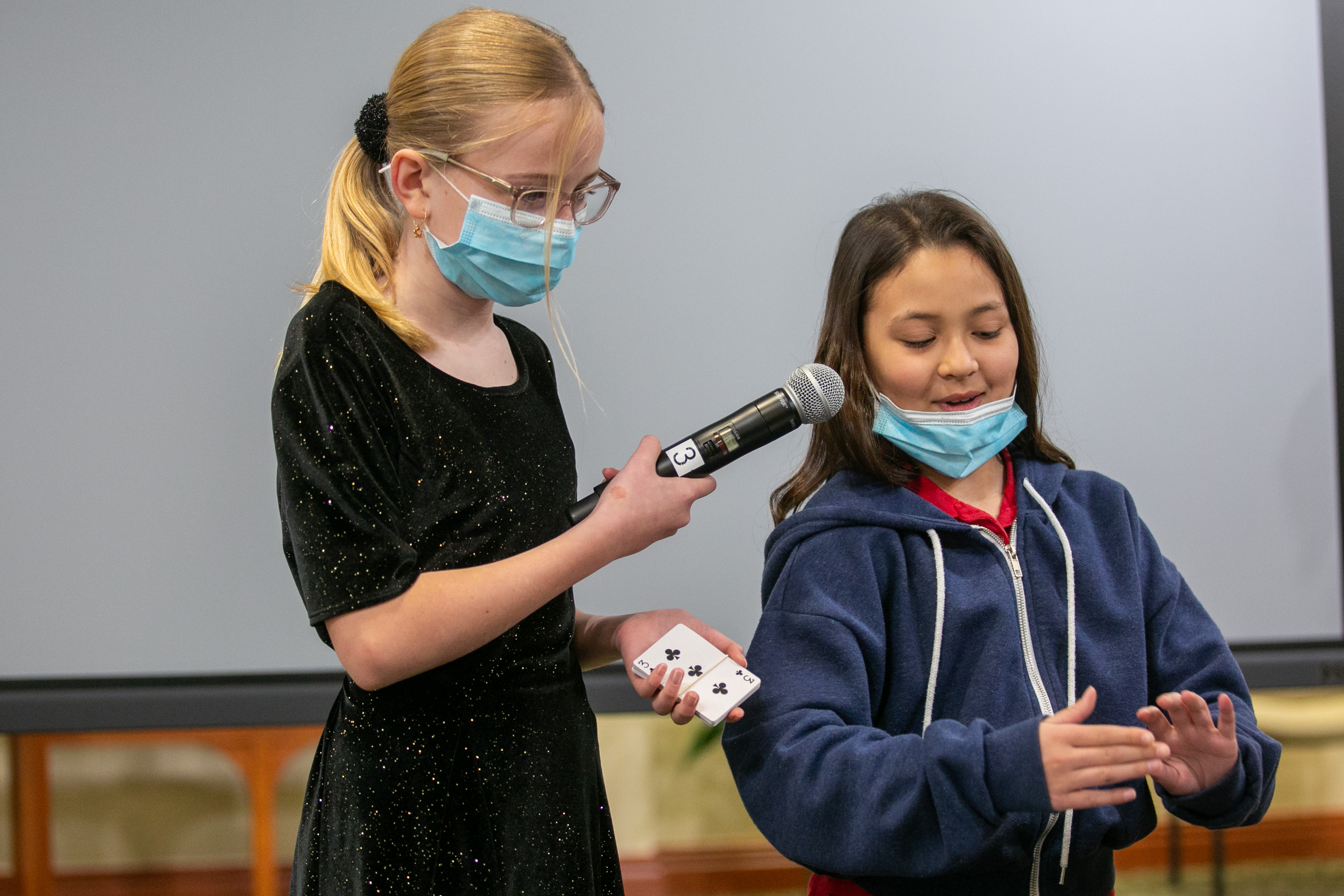 Potter’s House students perform talent show for Covenant Living penpals