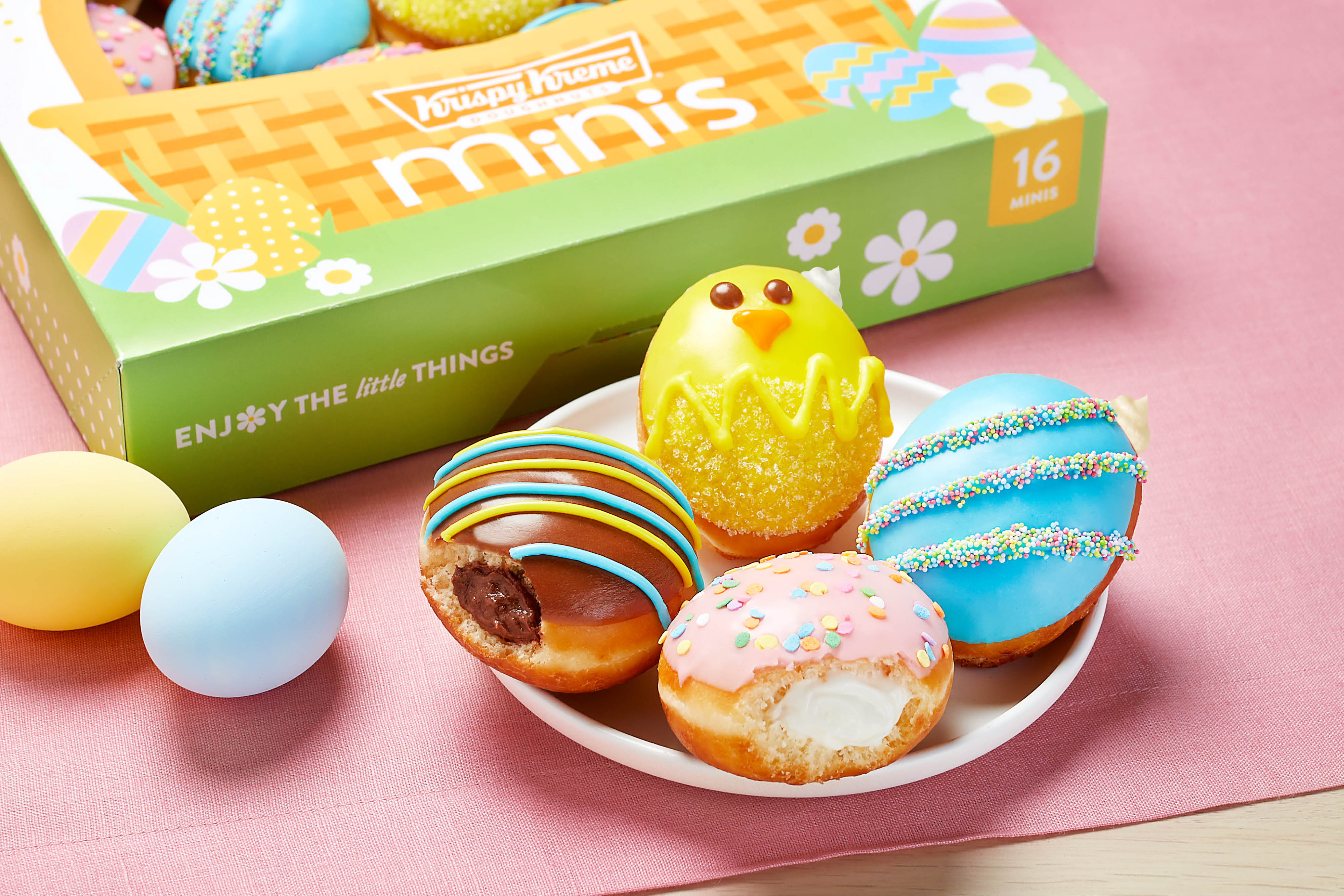 Krispy Kreme celebrates spring with new mini 'egg' doughnuts 