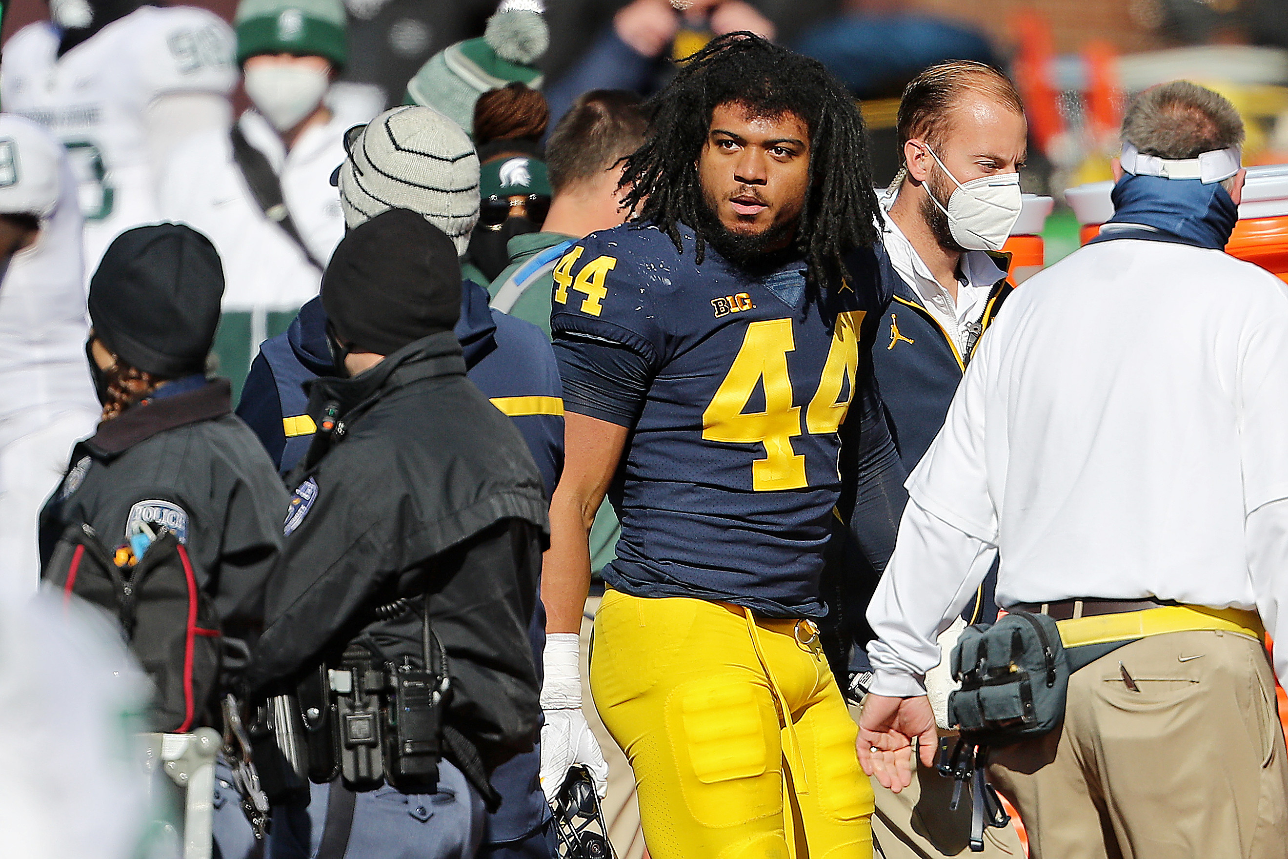 College football Michigan vs. Michigan State October 31, 2020