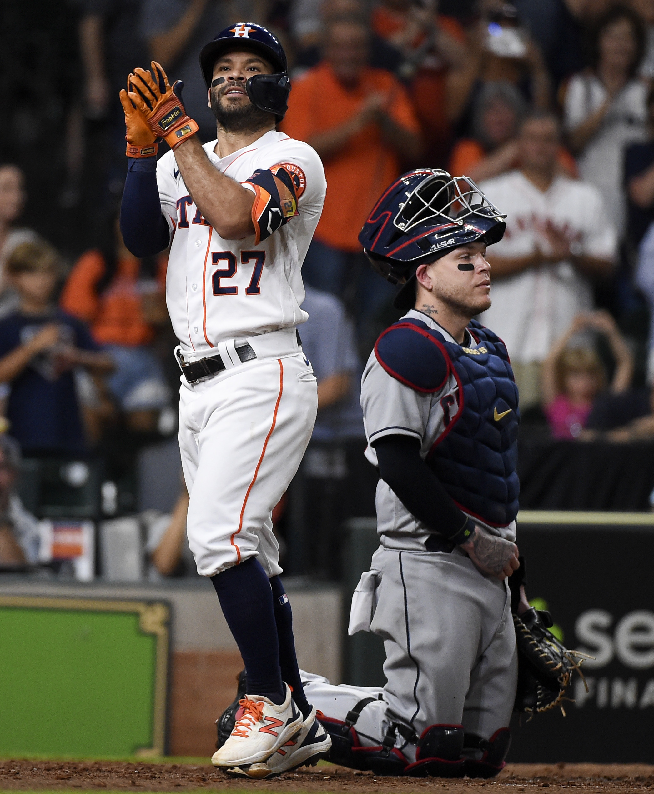 Houston Astros left fielder Michael Brantley singles - Gold Medal  Impressions