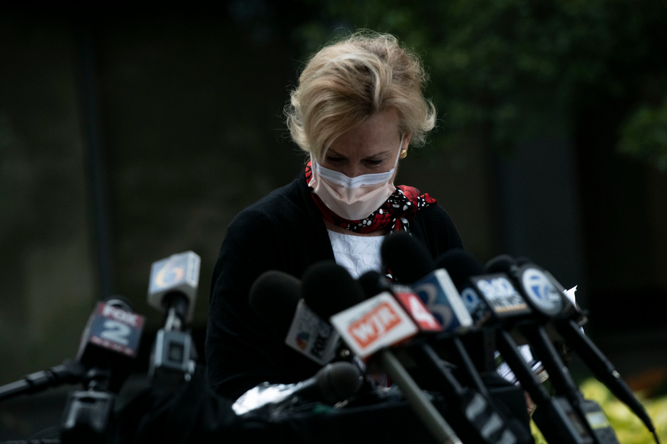 White House coronavirus response coordinator Dr. Deborah Birx at St ...