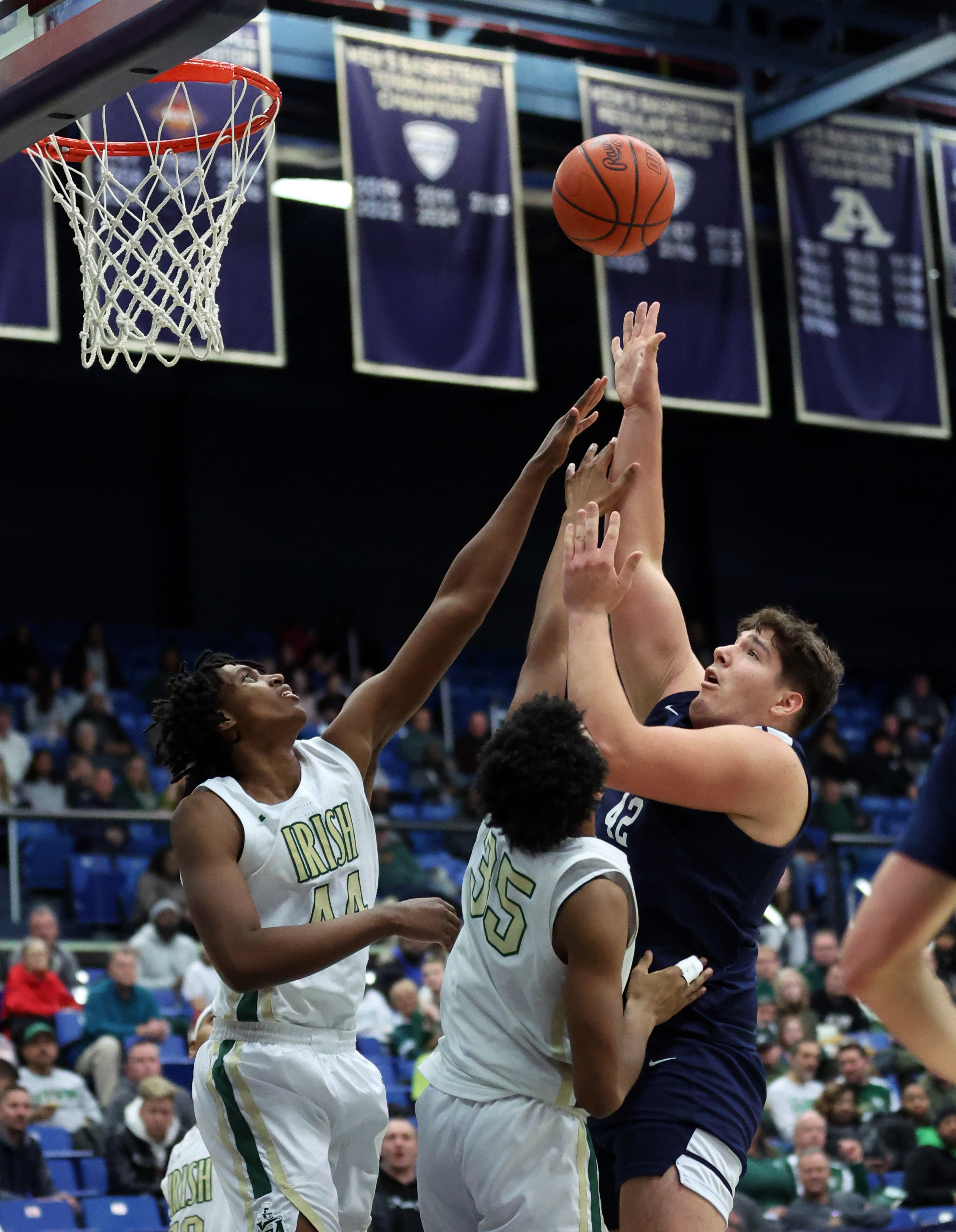 Boys high school hoops: Saint Vincent-St. Mary at Archbishop Hoban ...