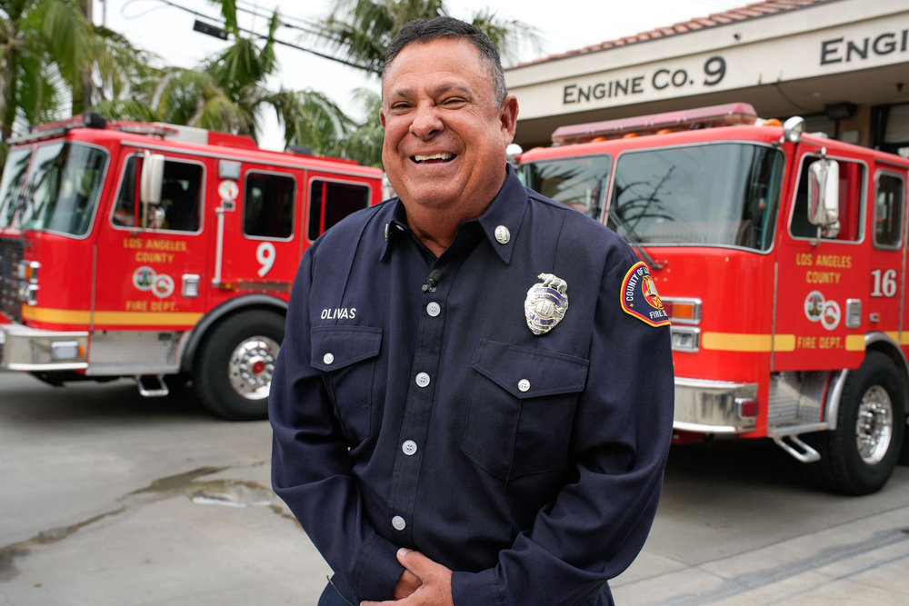 Los Angeles County Fire Department Hazmat Active T-Shirt for Sale