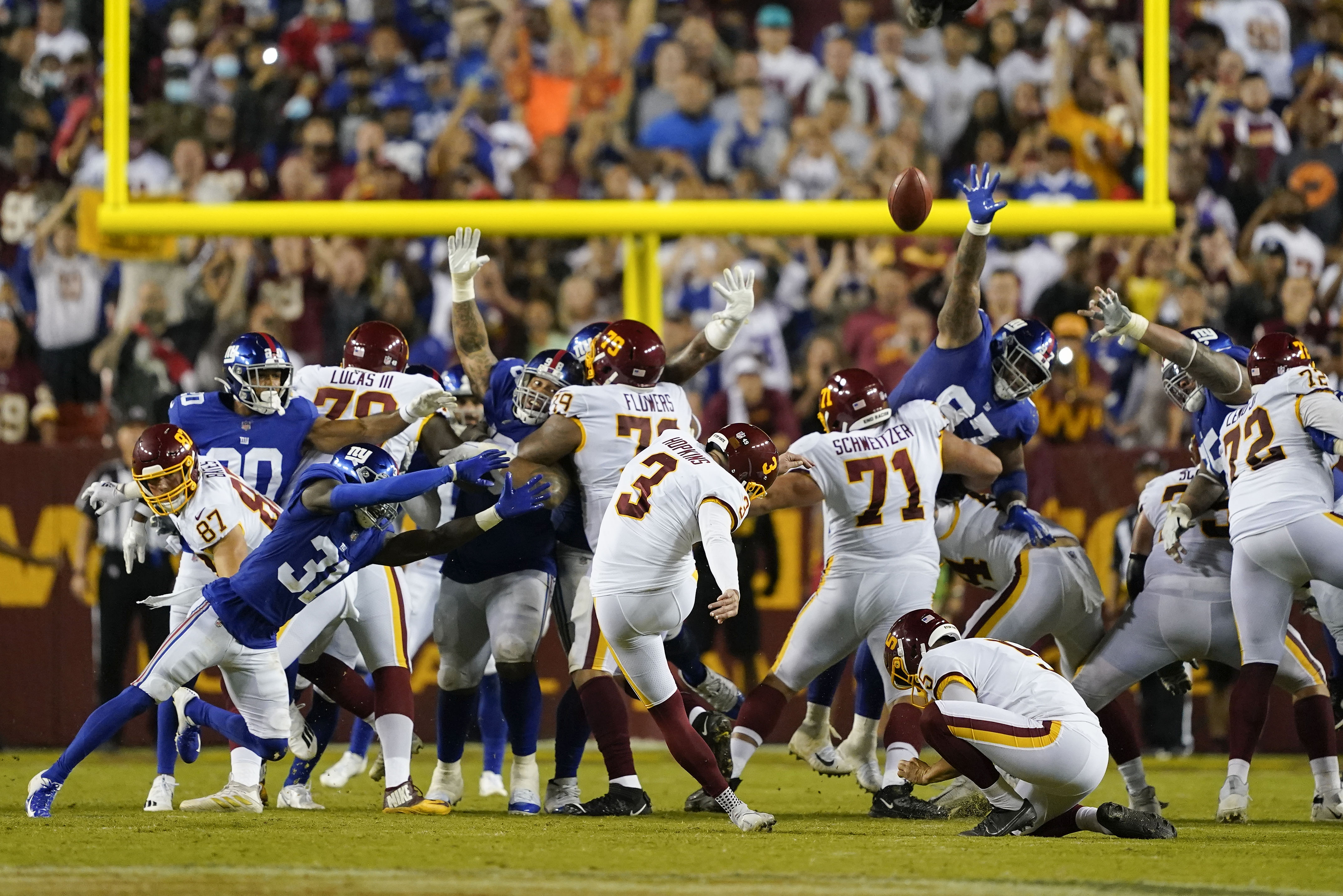 Giants vs. Washington score: New York's defense finally gets Joe Judge into  the win column 