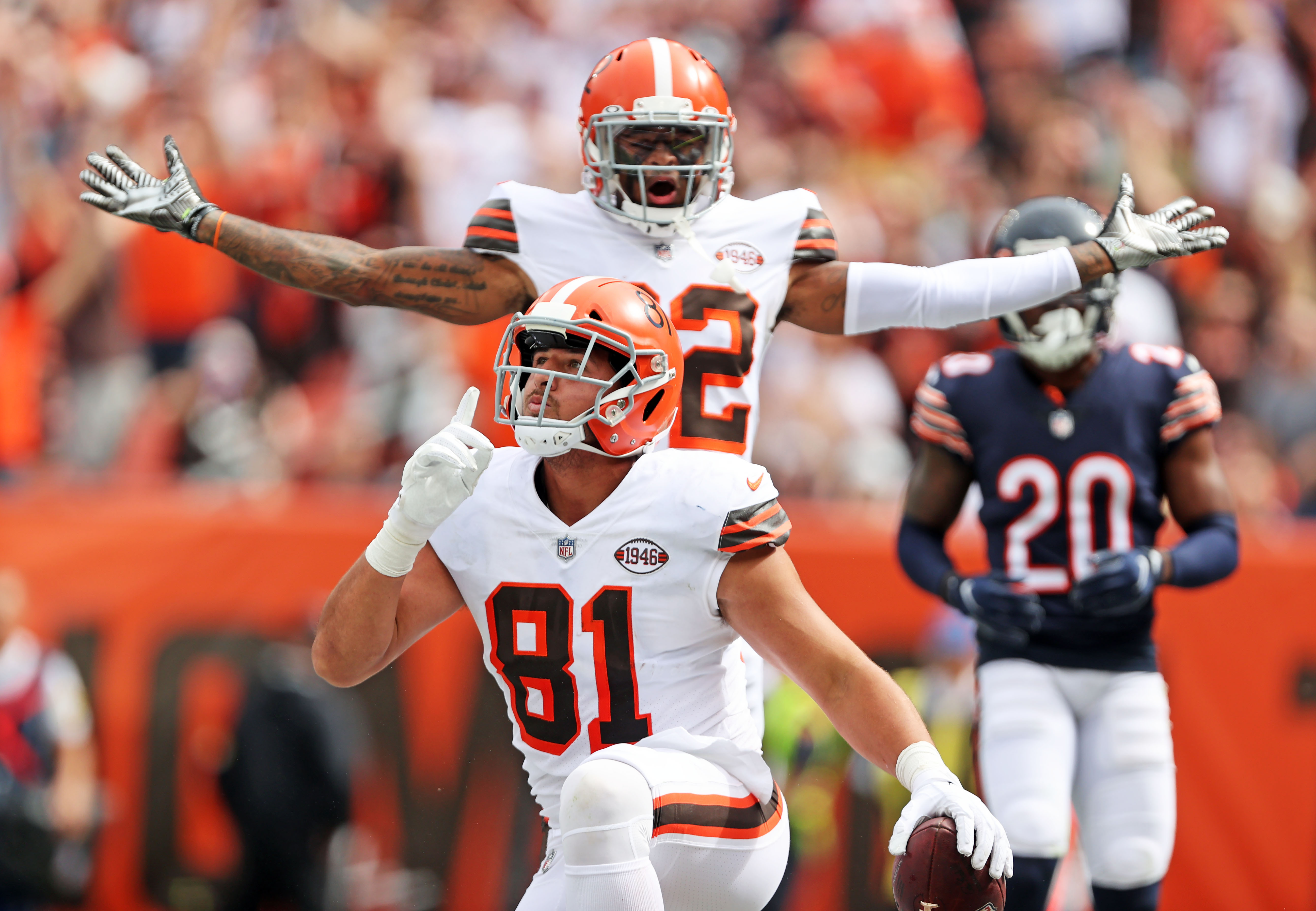 My favorite photos from Cleveland Browns' preseason win over New York Giants:  Joshua Gunter 