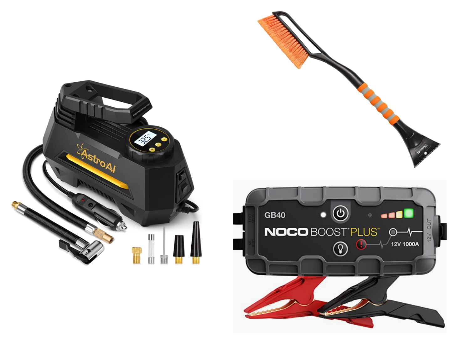 Snowbrushes, jumpstarter boxes: Bestselling car care accessories