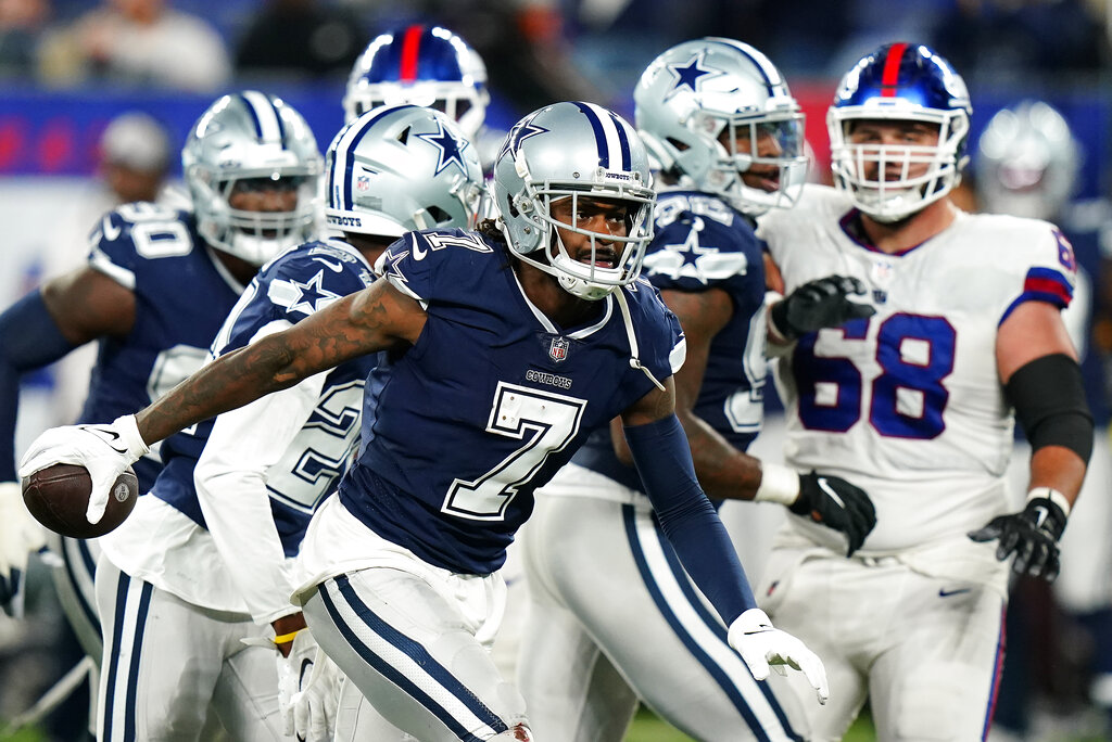 Dallas Cowboys 23-16 New York Giants, CeeDee Lamb one-handed TD