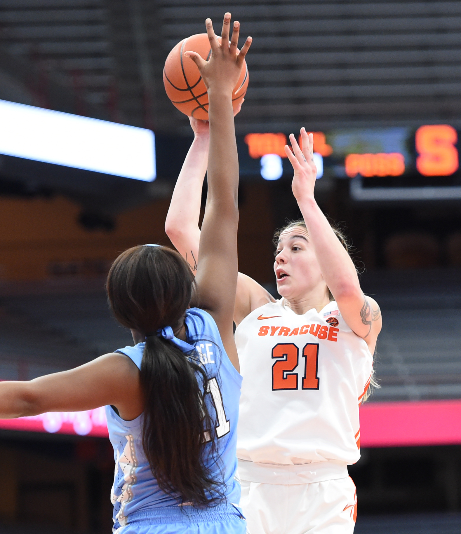 Syracuse women's basketball vs North Carolina (2021) - syracuse.com