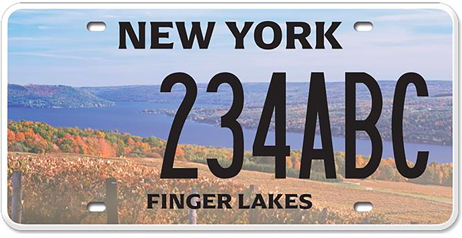 NY DMV unveils license plate designs for Western New Yorkers