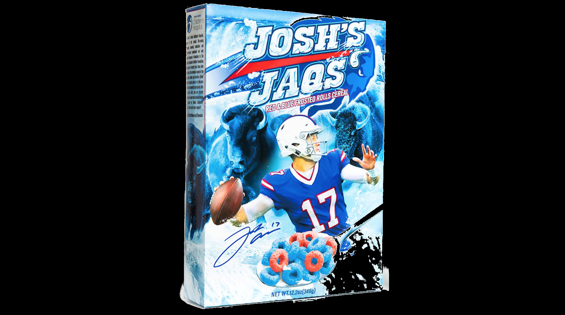 Josh's Jaqs cereal, coming Sunday to Wegman's : r/buffalobills