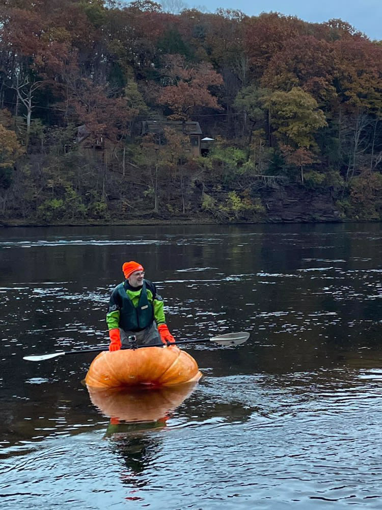 Dave Rothstein Pumpkin Paddling - masslive.com