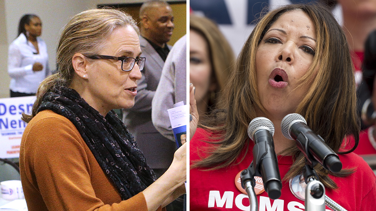 In response to new congressional lines that the Republican-led General Assembly put in place during a special session on redistricting, Democratic U.S. Reps. Carolyn Bourdeaux and Lucy McBath will run against each other in May's Democratic primary in the Gwinnett County-based 7th Congressional District.