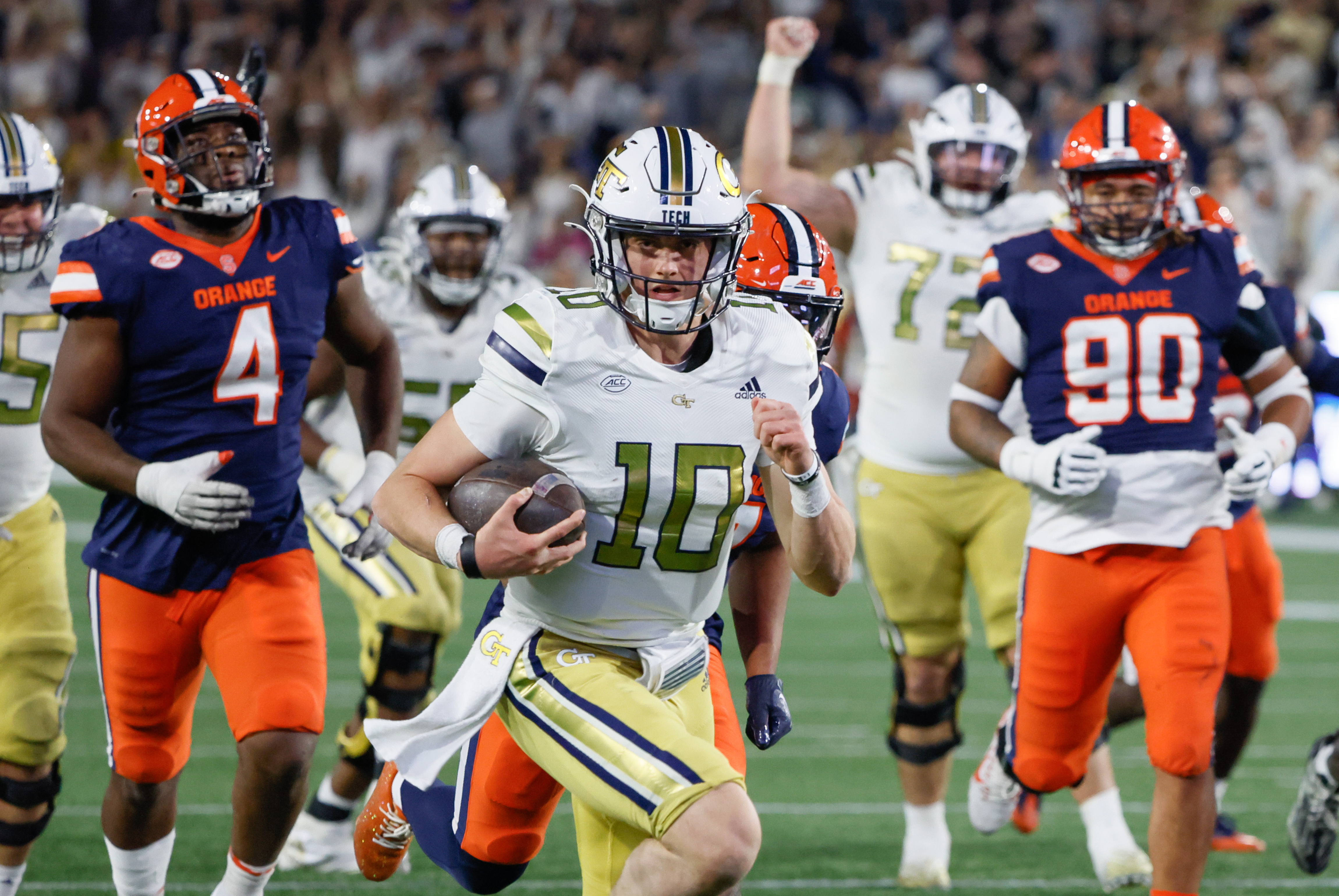 Georgia tech yellow best sale jackets football football team