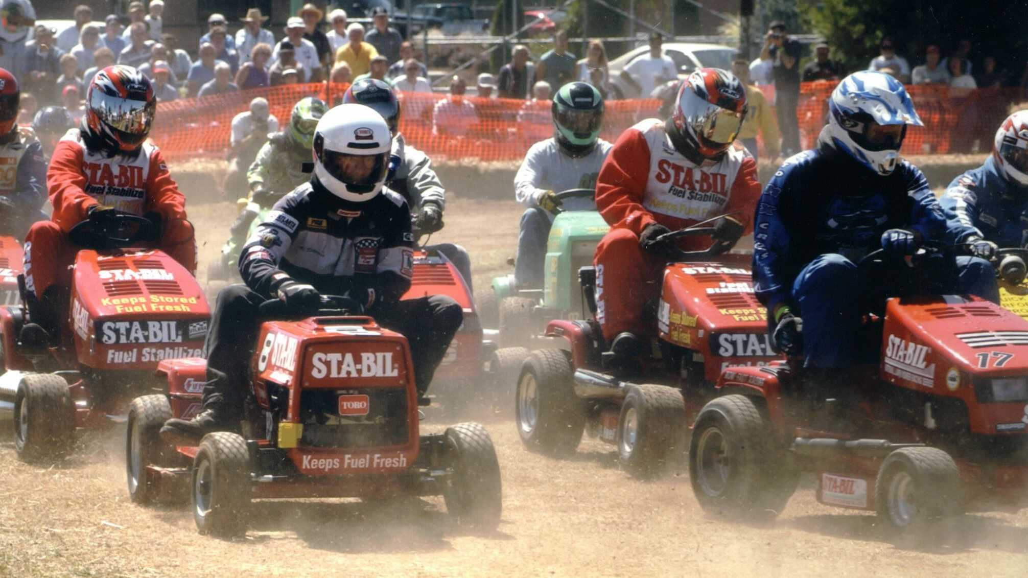 Watch customized lawn mowers race in Alpharetta this weekend for free