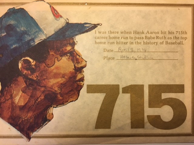 Hank Aaron was an American hero and I'll never forget my day with him
