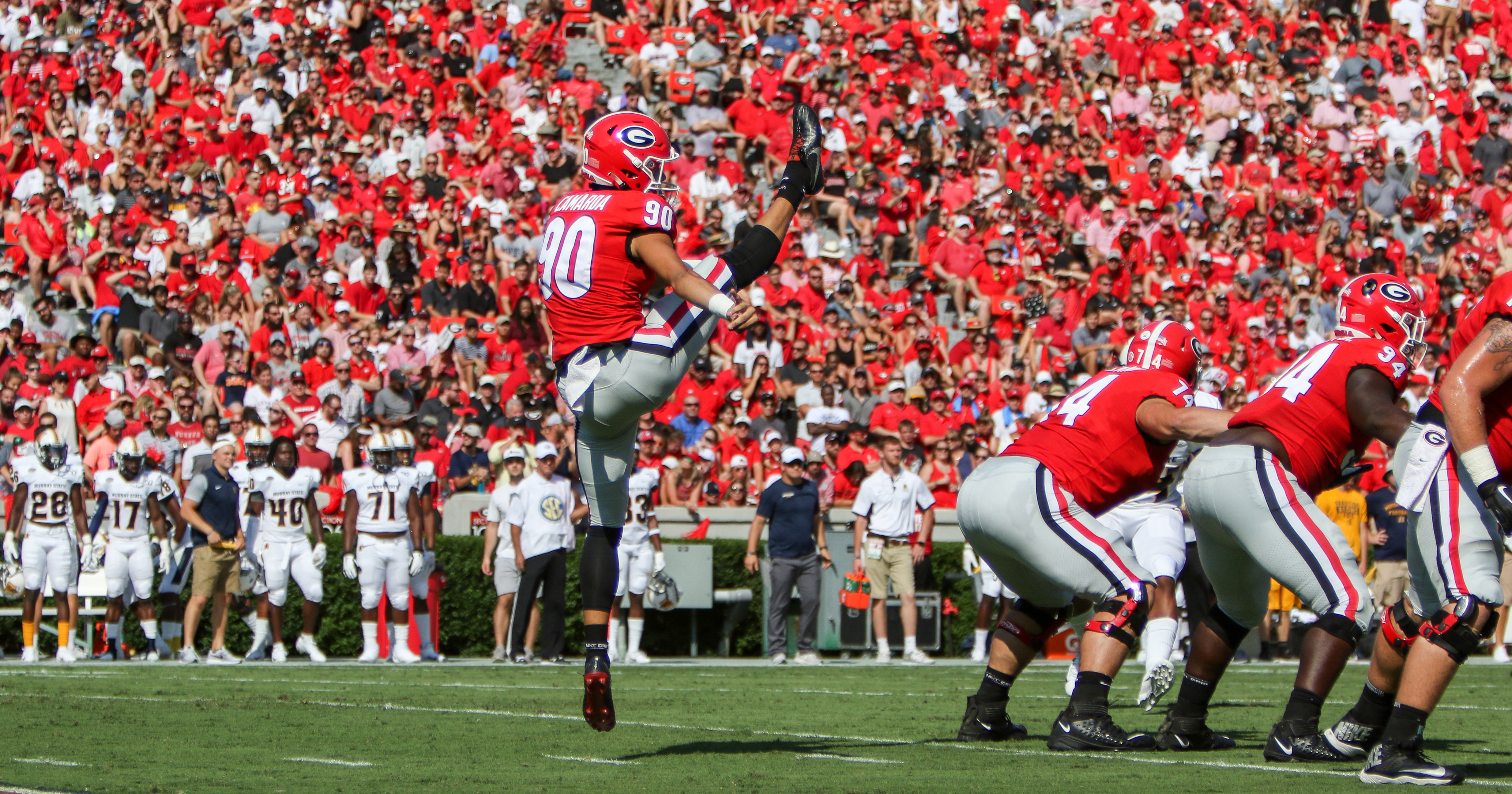 Footballism on X: Georgia punter Jake Camarda's official 40 time