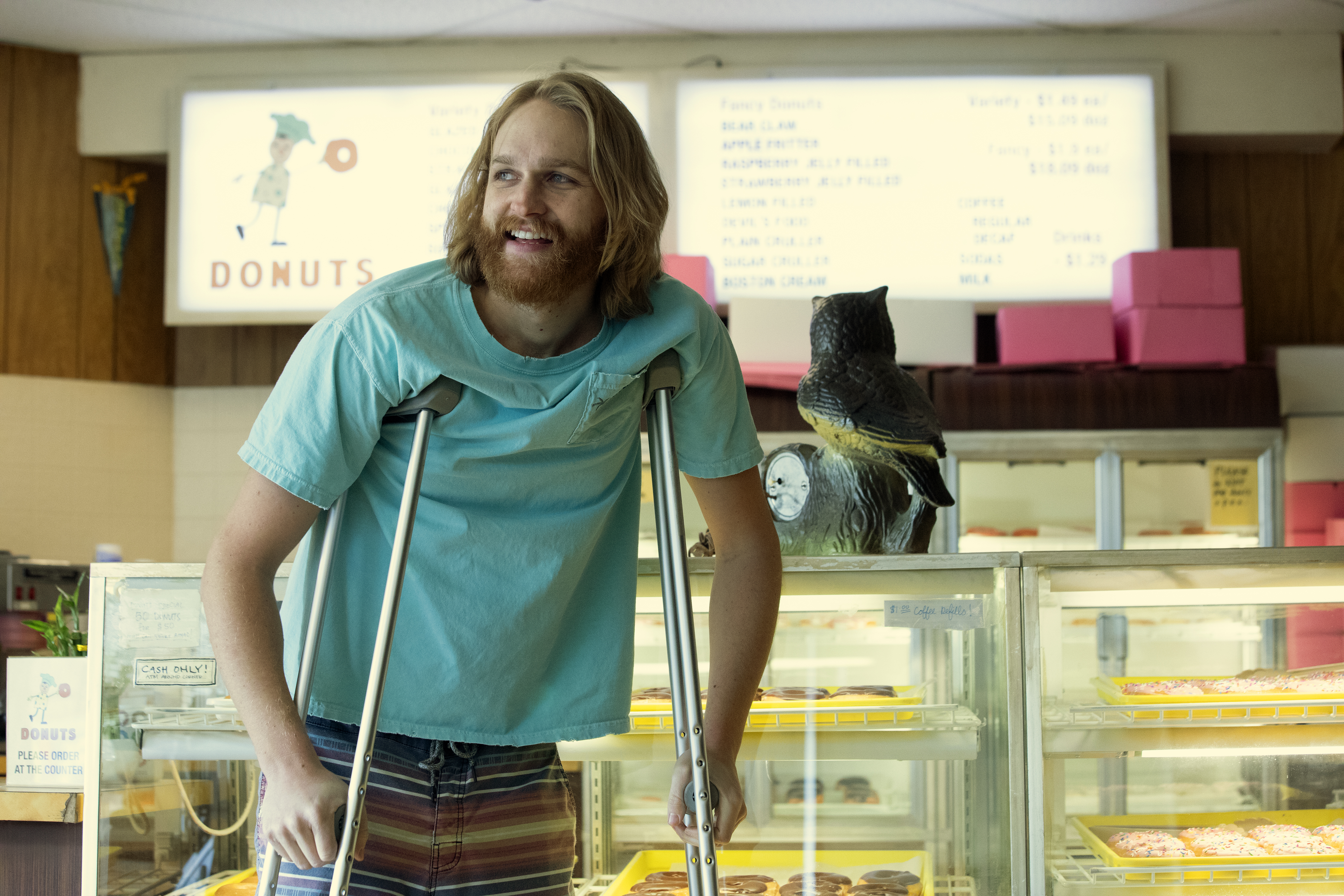 Wyatt Russell as Sean "Dud" Dudley - Lodge 49 _ Season 2 - Photo Credit: Jackson Lee Davis/AMC