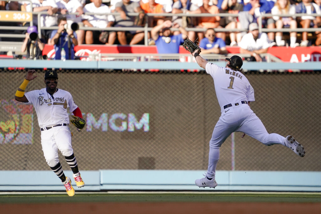 Busy Braves have two hits at All-Star Game but NL loses again