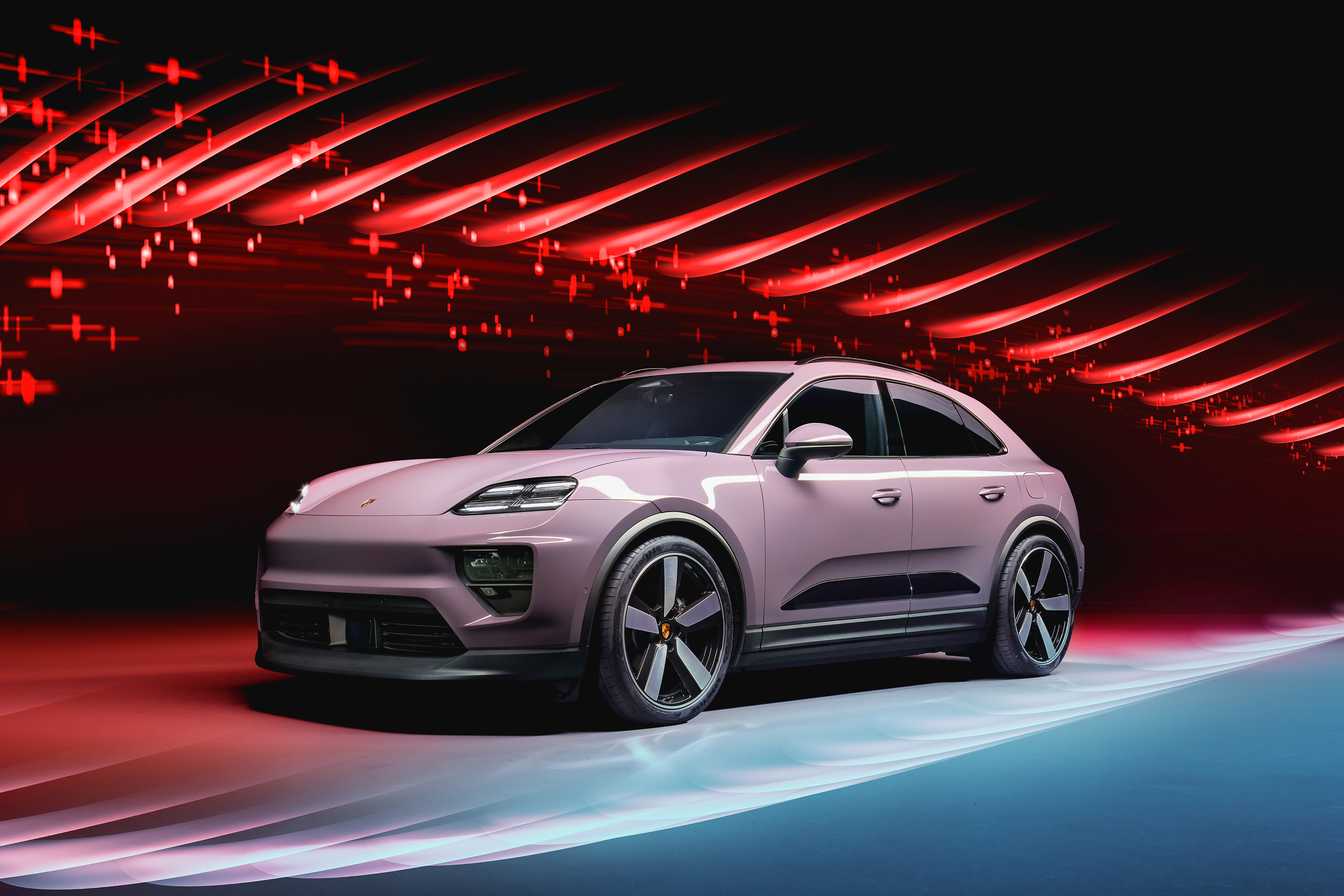 Porsche unveils its North American sales leader, the Macan SUV, as an EV