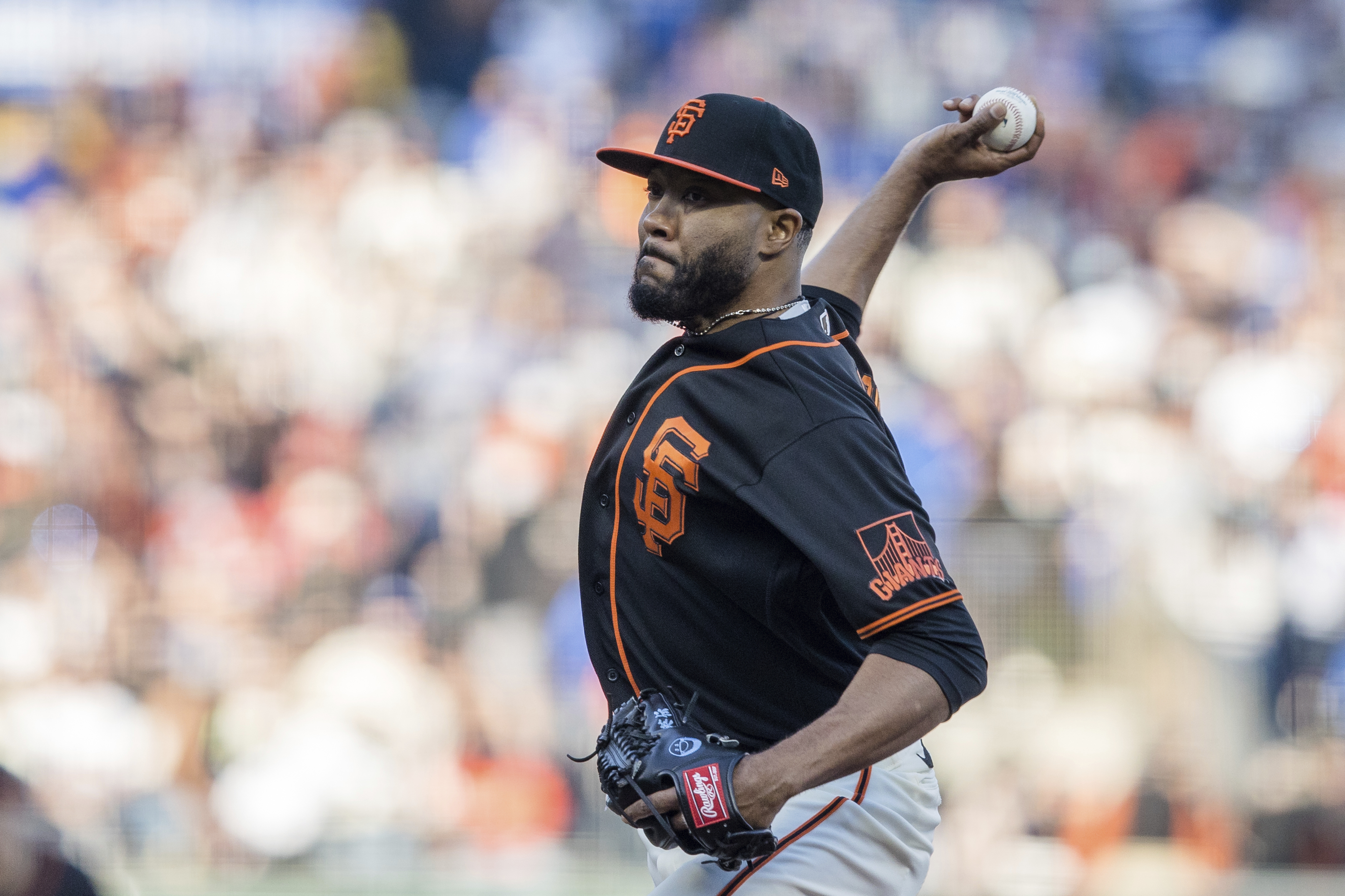 San Francisco Giants - 2018 Game Used Orange Friday Jersey and