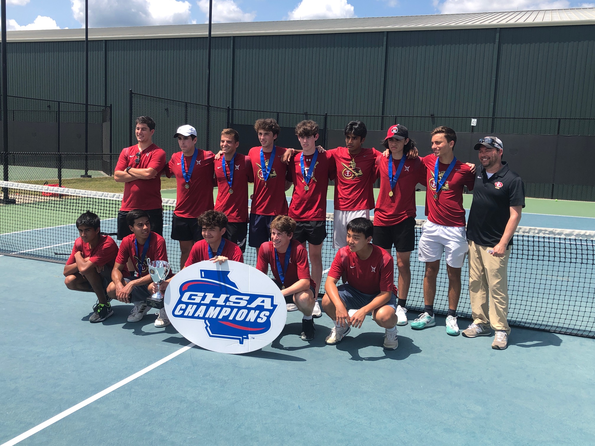 Boys tennis Walton battles hard to win Class 7A title