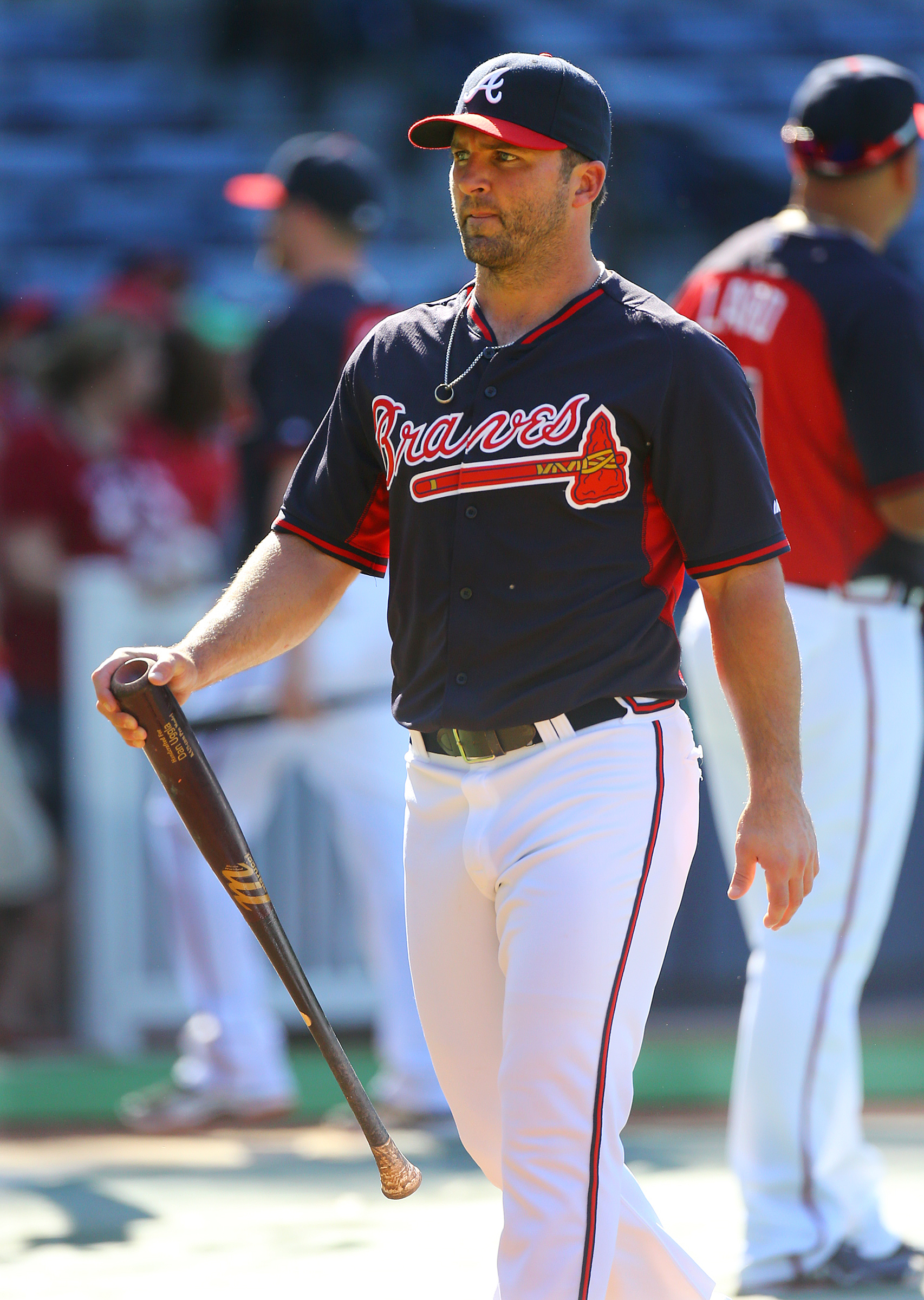 Uggla back in lineup, Pena back on bench after HR, double