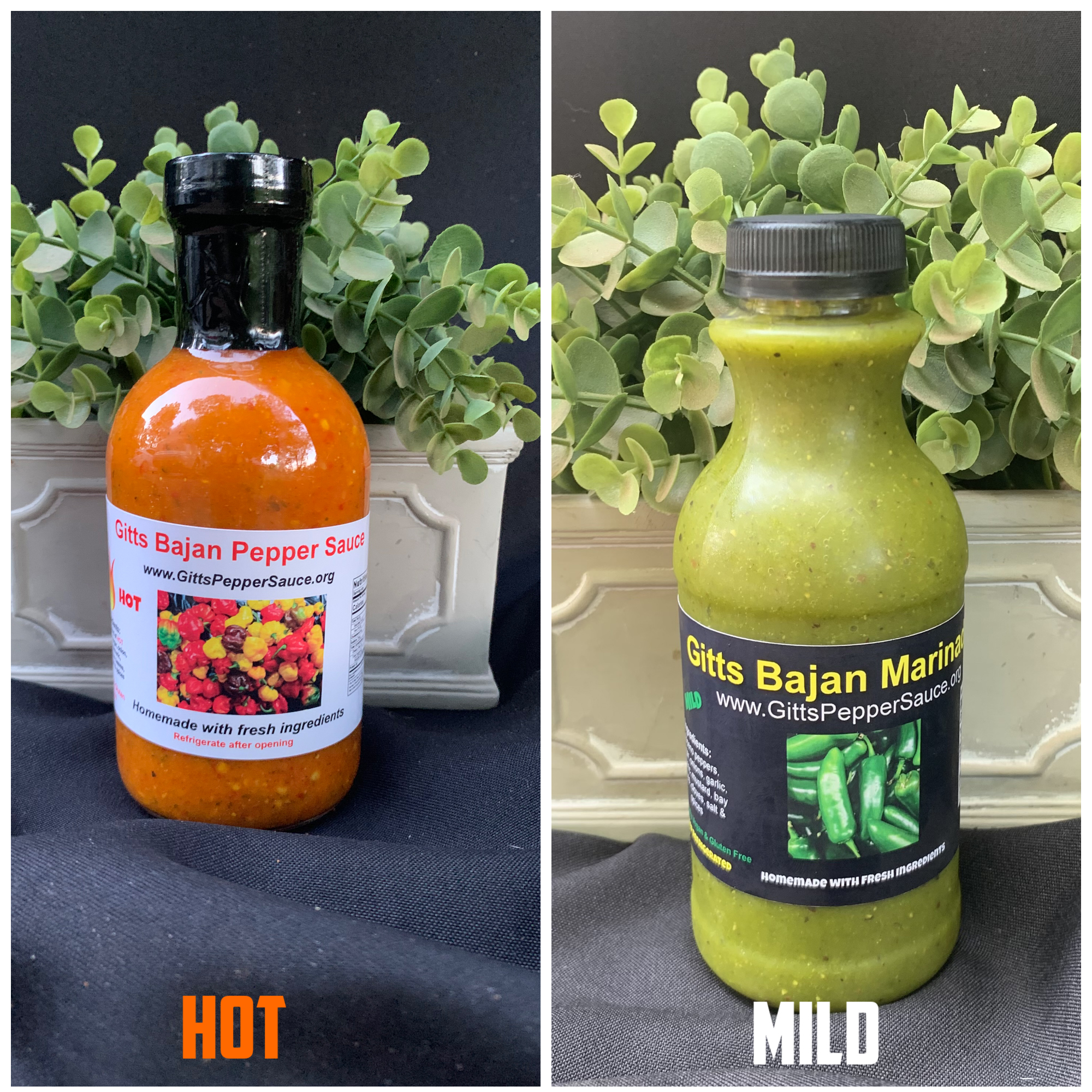 Bajan pepper sauce and marinade from Gitts. Courtesy of Gitts