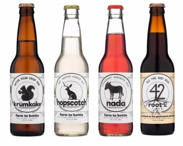 Sodas from New Creation Soda Works/Provided by Meg Frazier Designs
