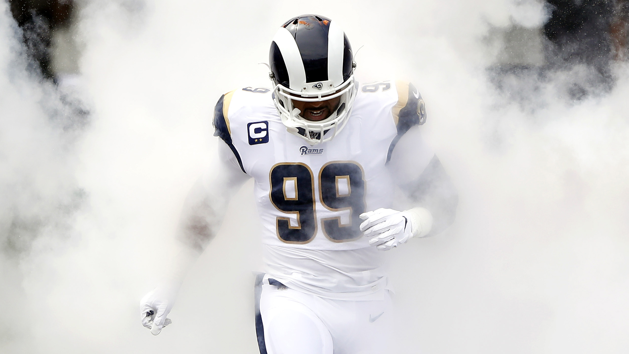 October 3, 2019: Los Angeles Rams defensive tackle Aaron Donald