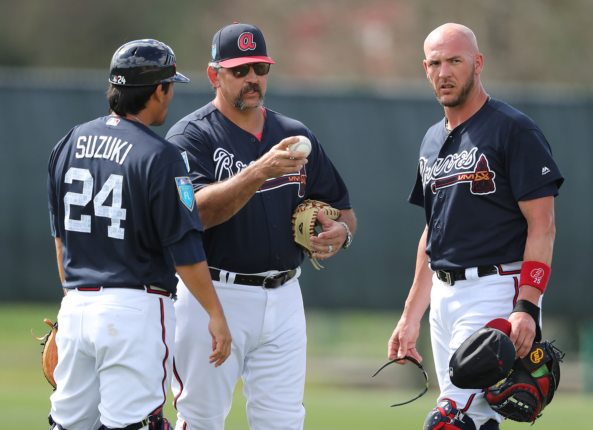 Big Sal' Fasano has been colorful and helpful for Braves catchers