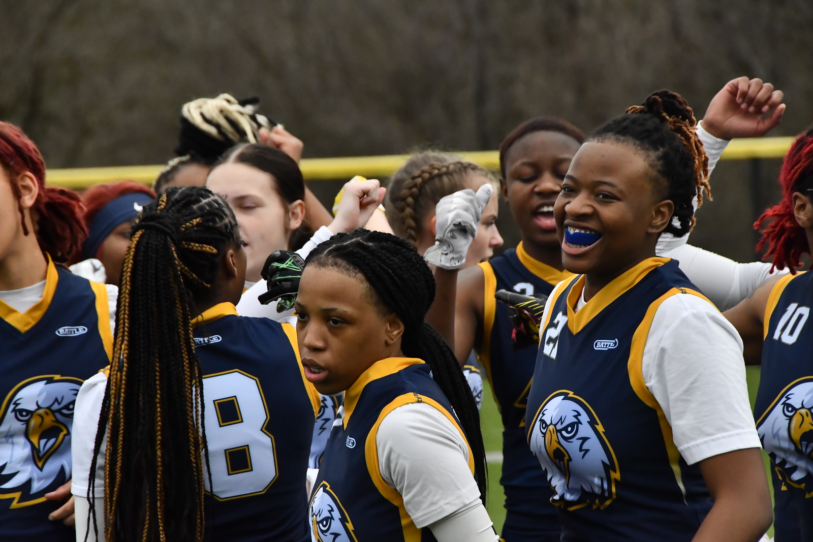 Chicago Bears honor trio who got girls flag football scholarships