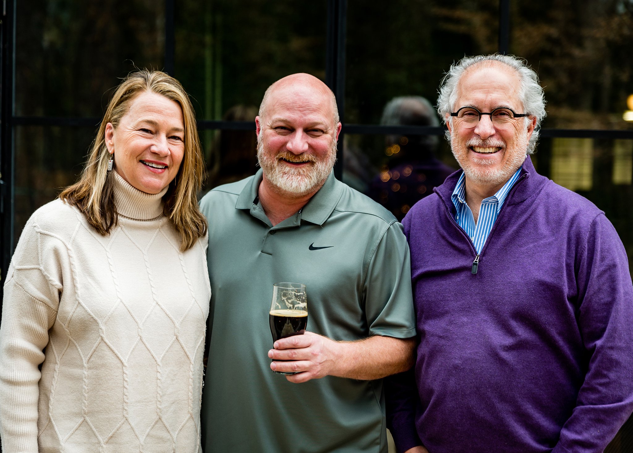Bold Monk owners (L-R) Cindy LeBlanc, John 'JR' Roberts, and Alan LeBlanc. Contributed by Henri Hollis.