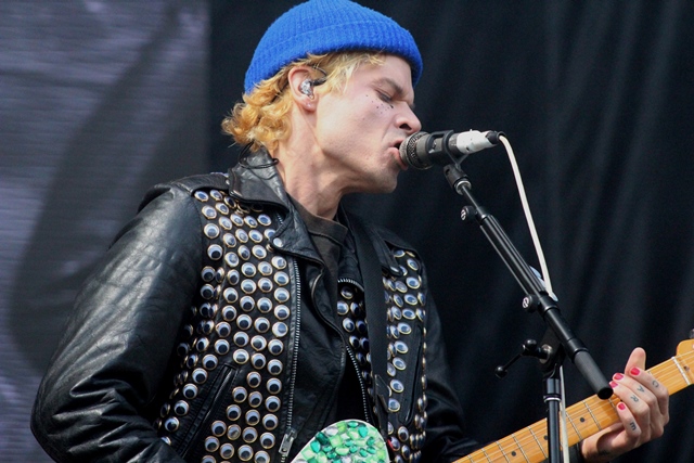 Grouplove singer Chris Zucconi. Photo: Melissa Ruggieri/Atlanta Journal-Constitution