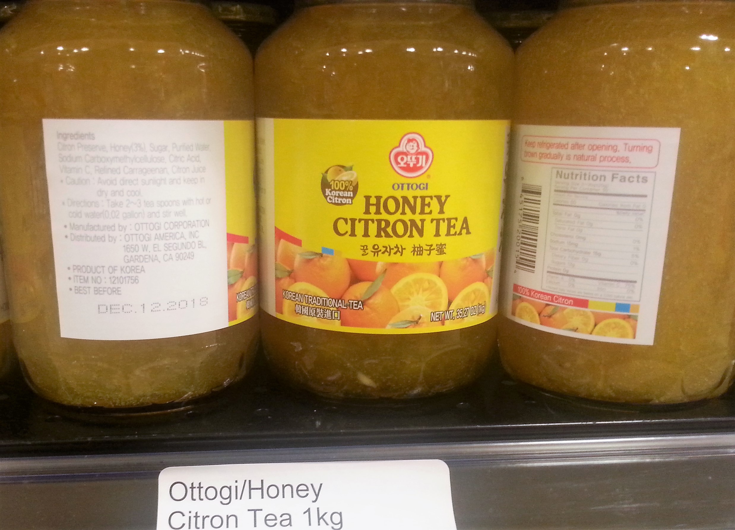 Honey citron 2025 tea at costco