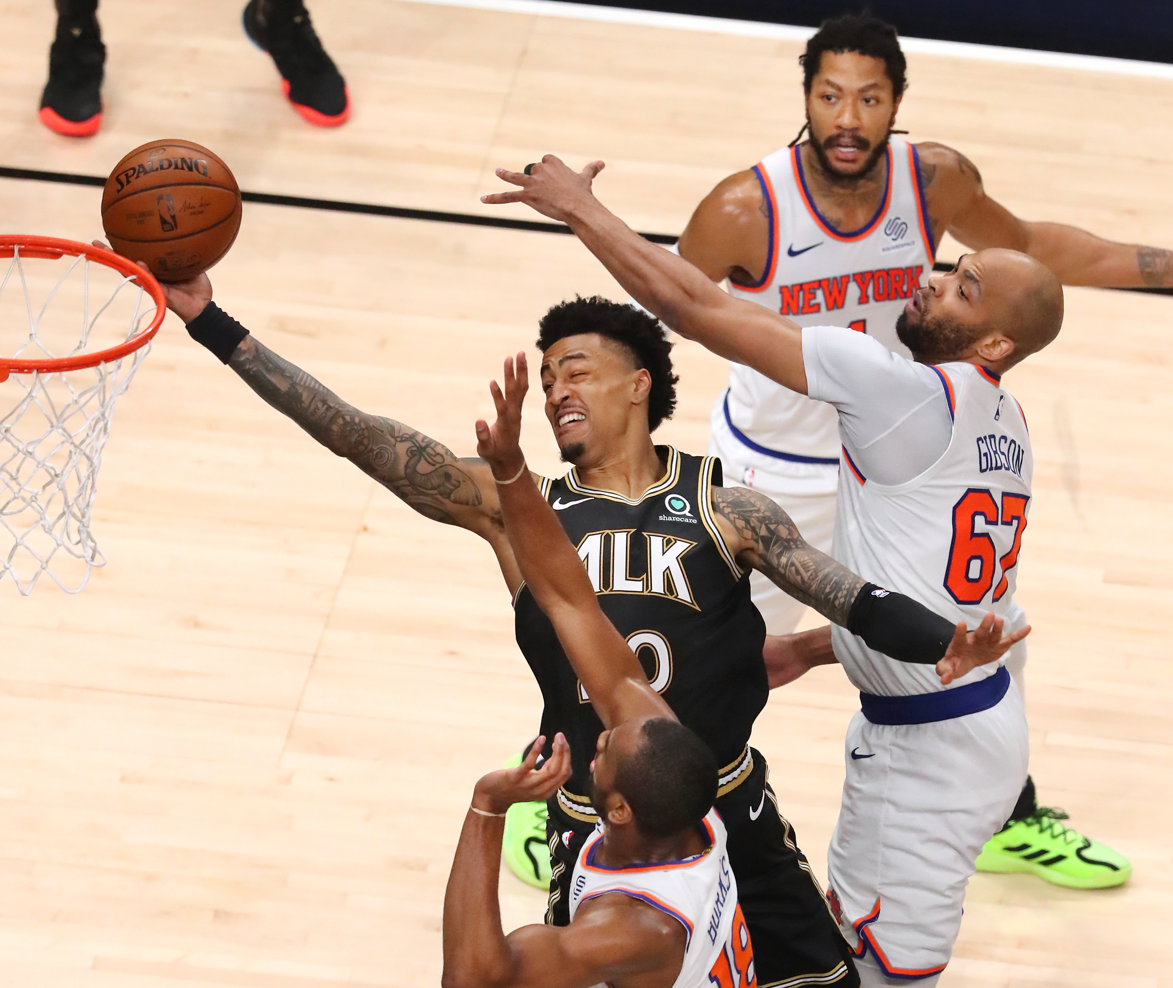 Capela's versatility helps Hawks eliminate Knicks
