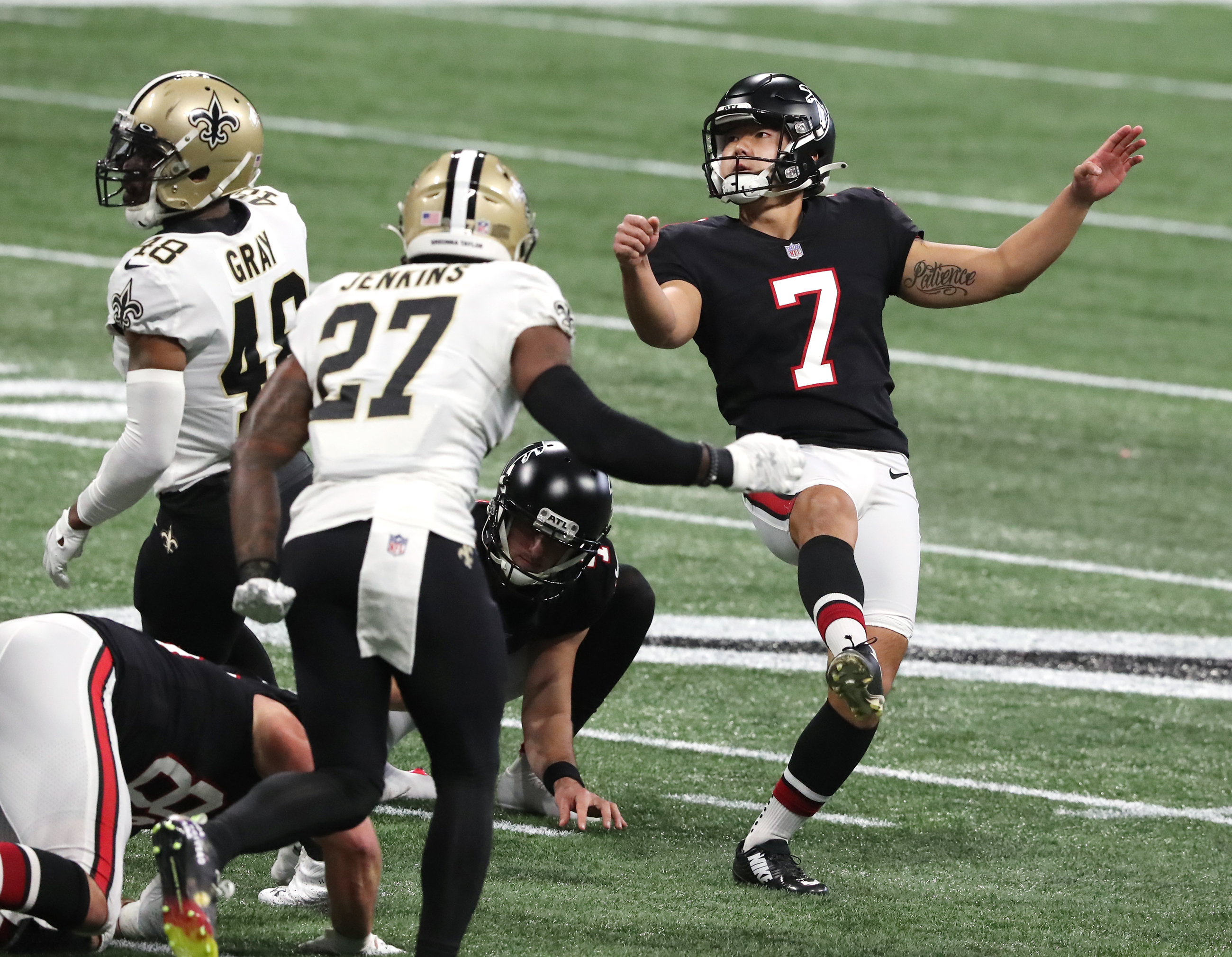 Falcons sign kicker Younghoe Koo, three other ERFAs