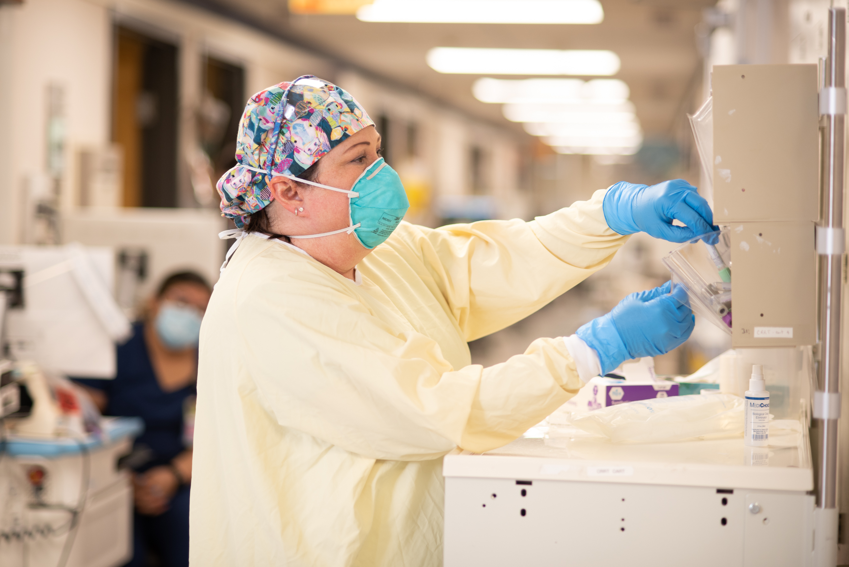 Kelly LaCerra, of Northeast Georgia Medical Center, says that the pandemic has forced her to put more emotional distance between herself and her patients.