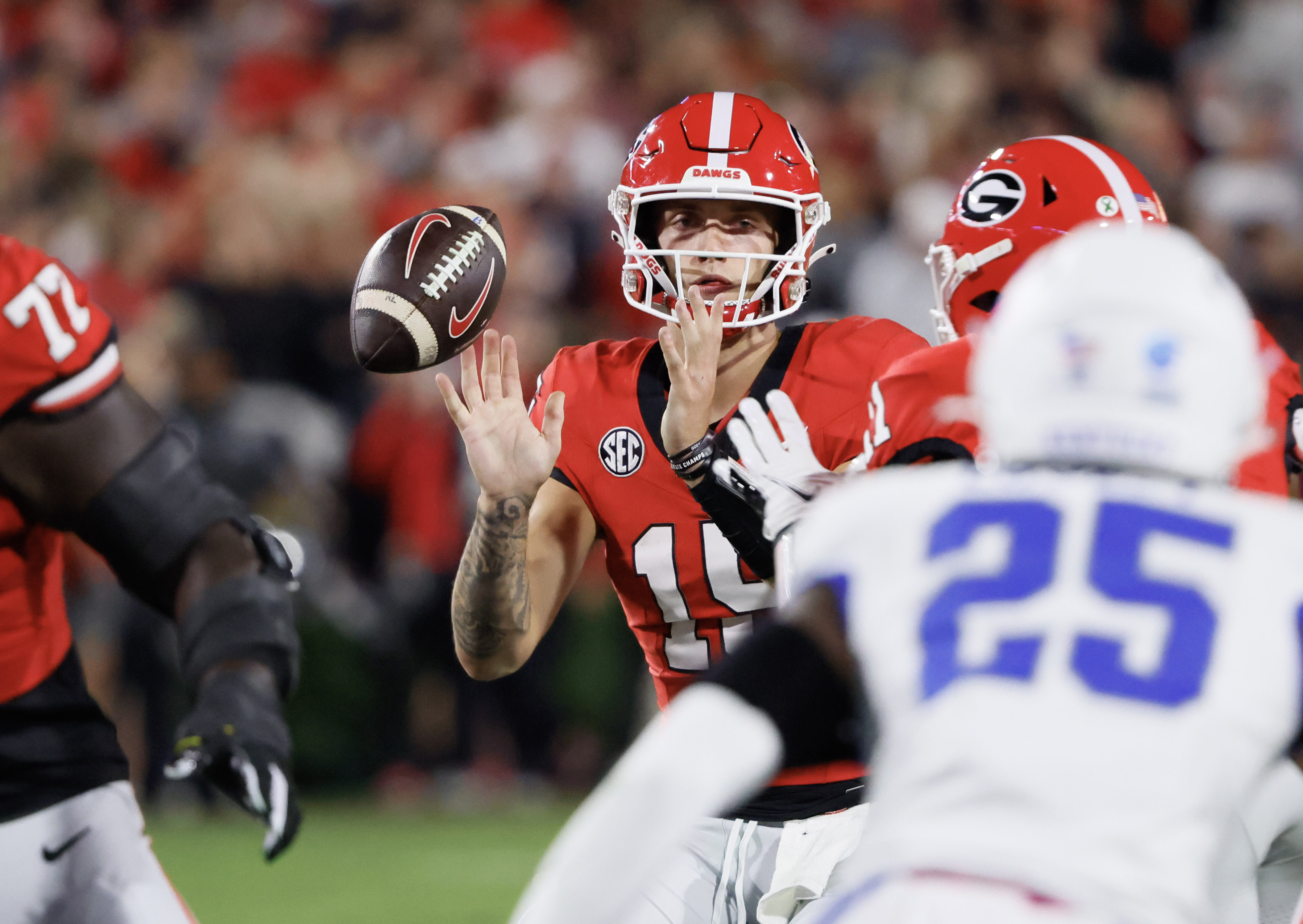 Original Georgia Bulldogs vs Atlanta Braves Dawgs and Blooper