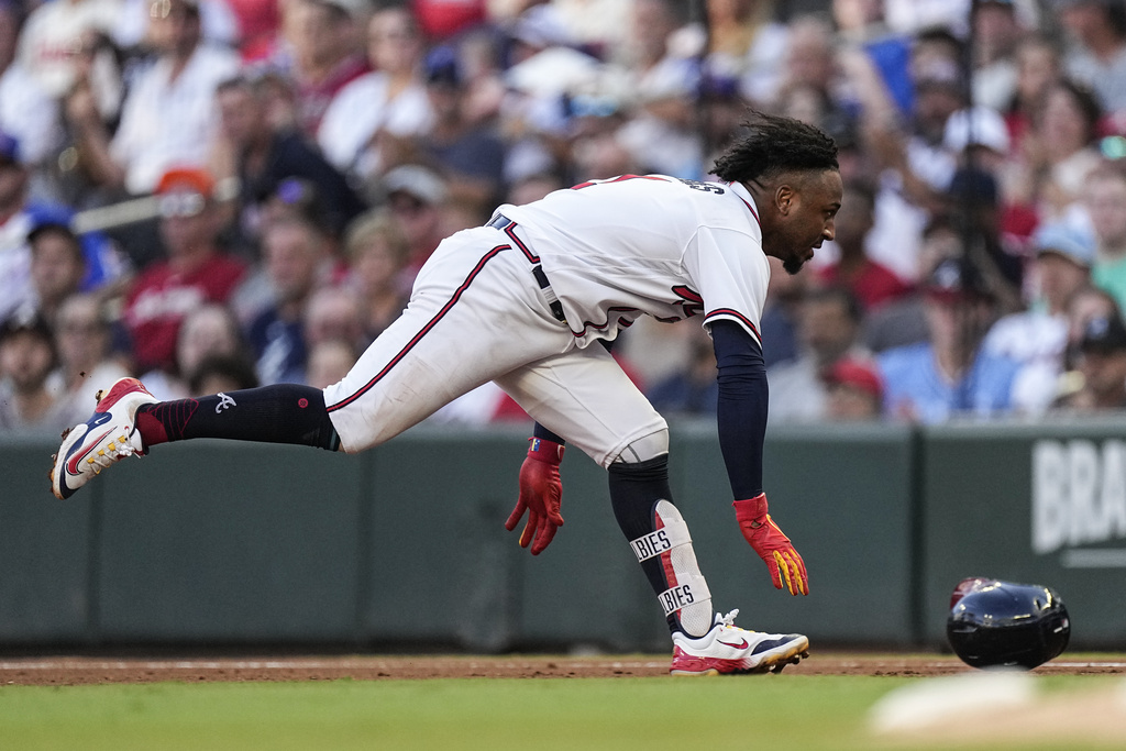 Braves place Marcell Ozuna on 10-day injured list, recall Johan