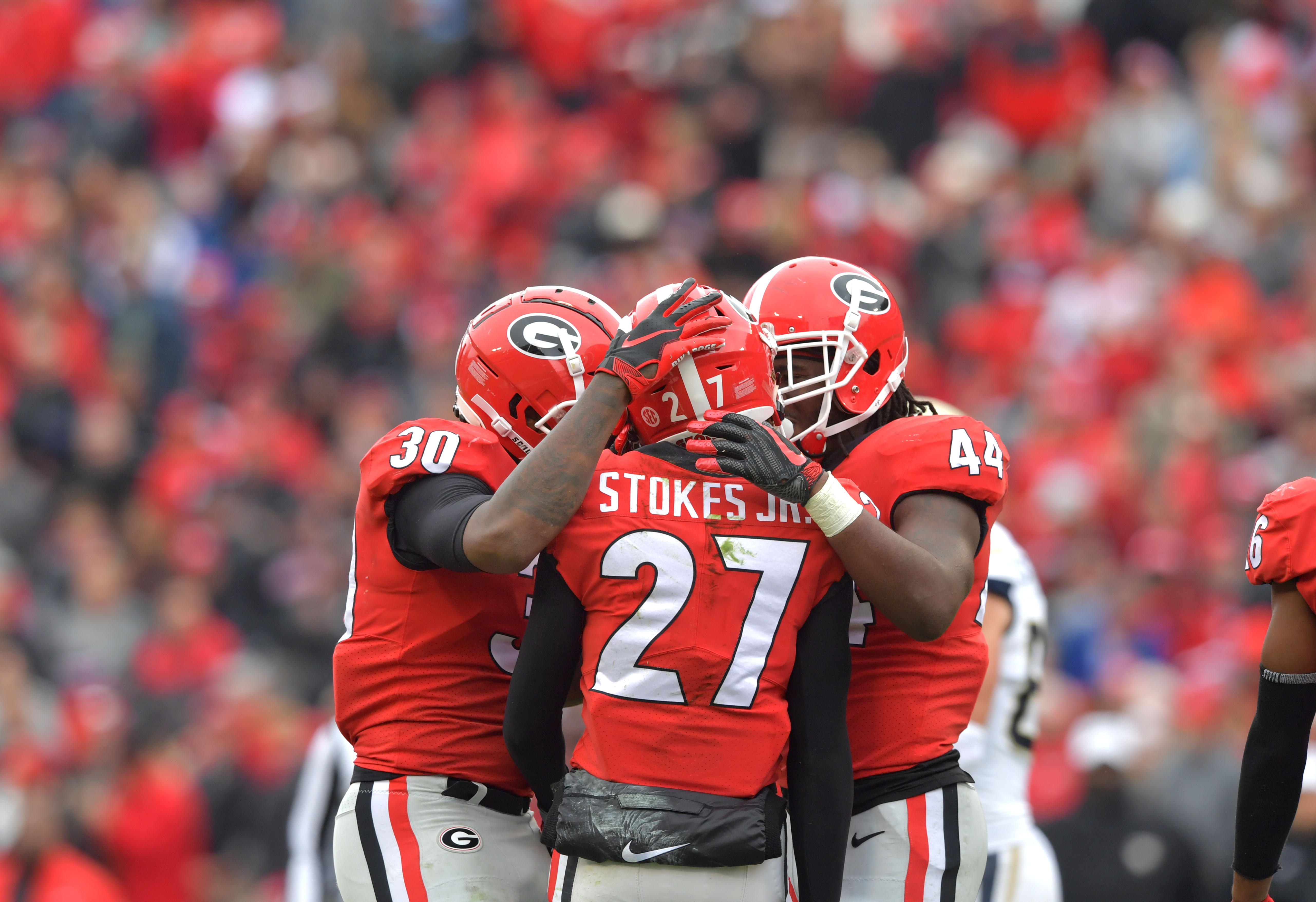 georgiafootball DB Eric Stokes ran an official 4.28 40-yard dash