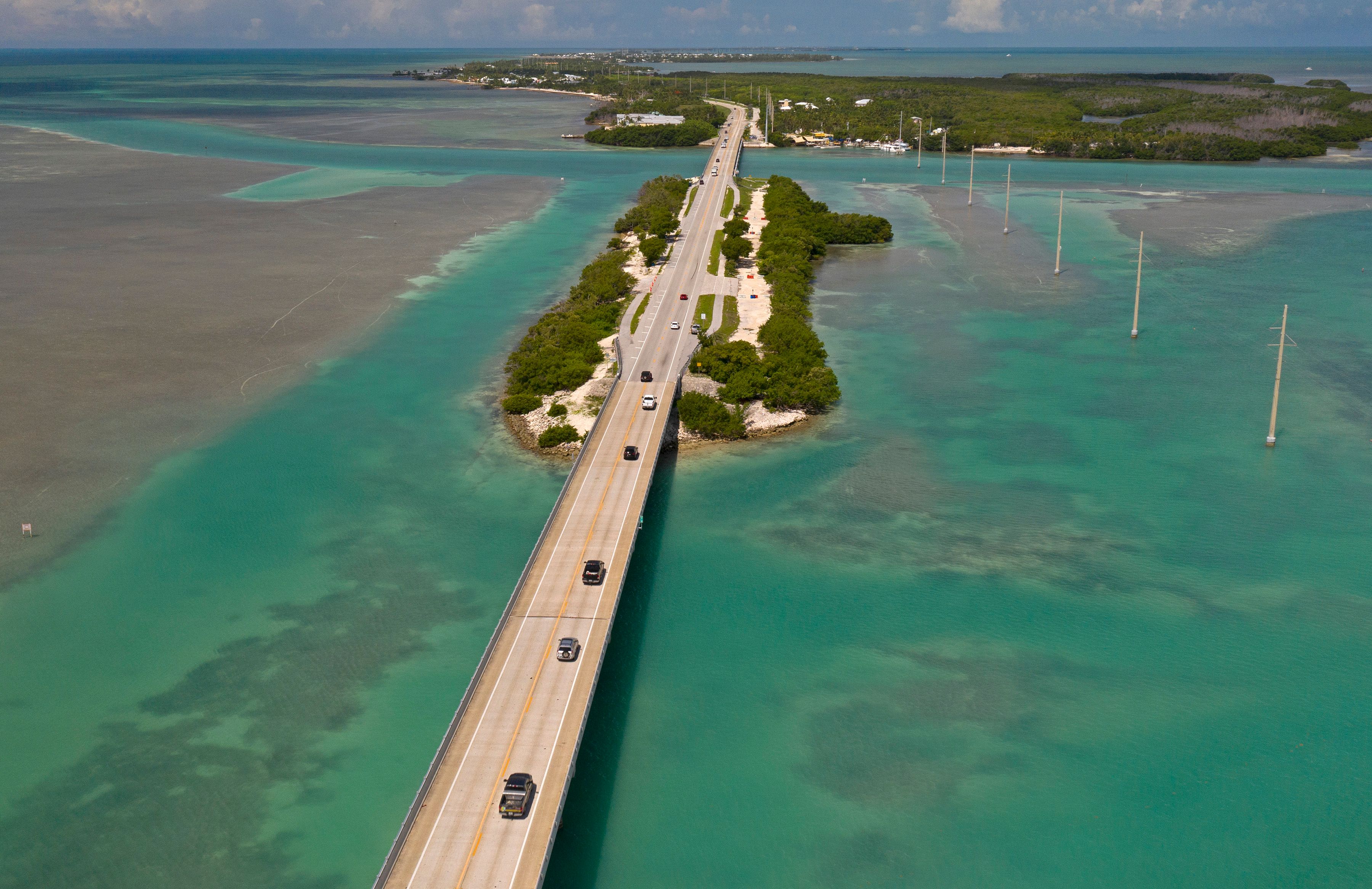 The Overseas Highway, which spans 113 miles, is the only road connecting Miami to the Florida Keys.
(Courtesy of Andy Newman/Florida Keys News Bureau)